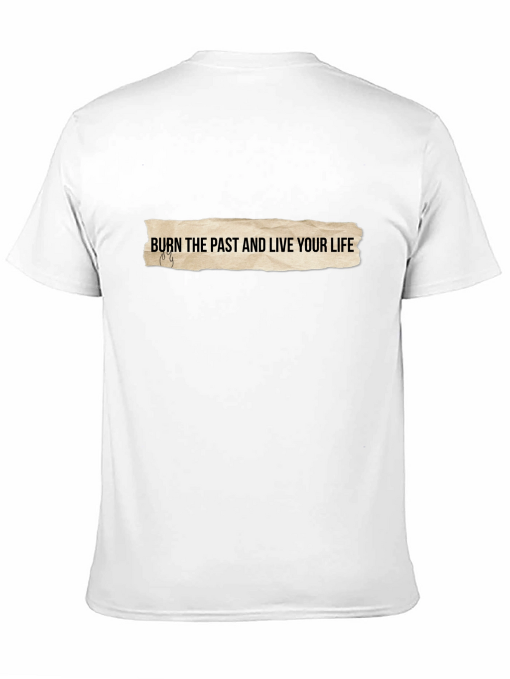 Burn The Past Graphic Tee - Soft Cotton Blend