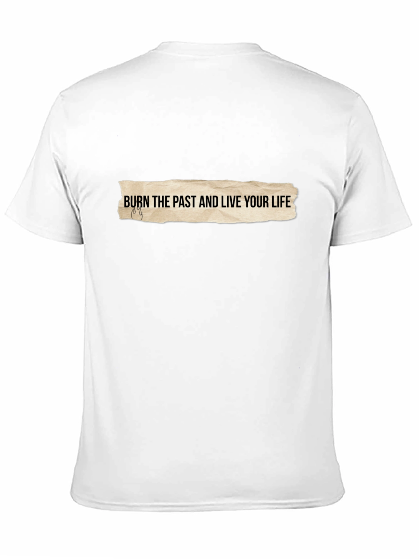 Burn The Past Graphic Tee - Soft Cotton Blend