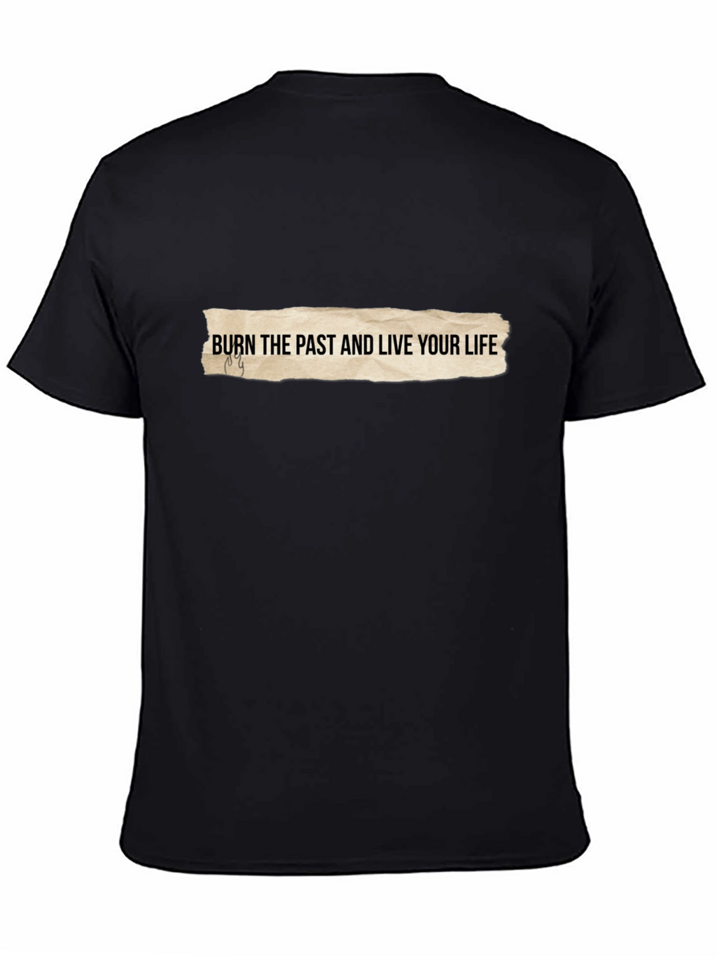 Burn The Past Graphic Tee - Soft Cotton Blend