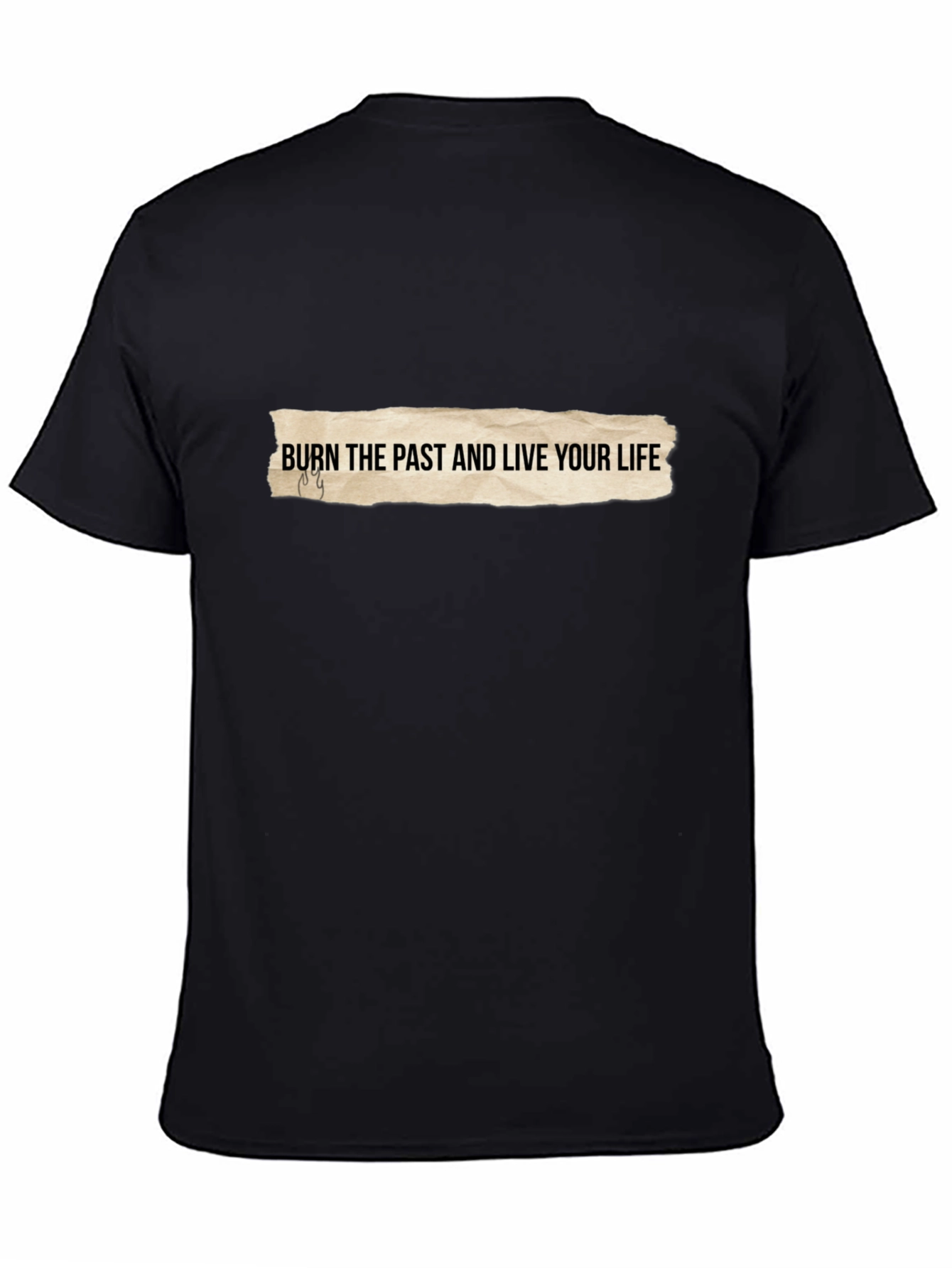 Burn The Past Graphic Tee - Soft Cotton Blend