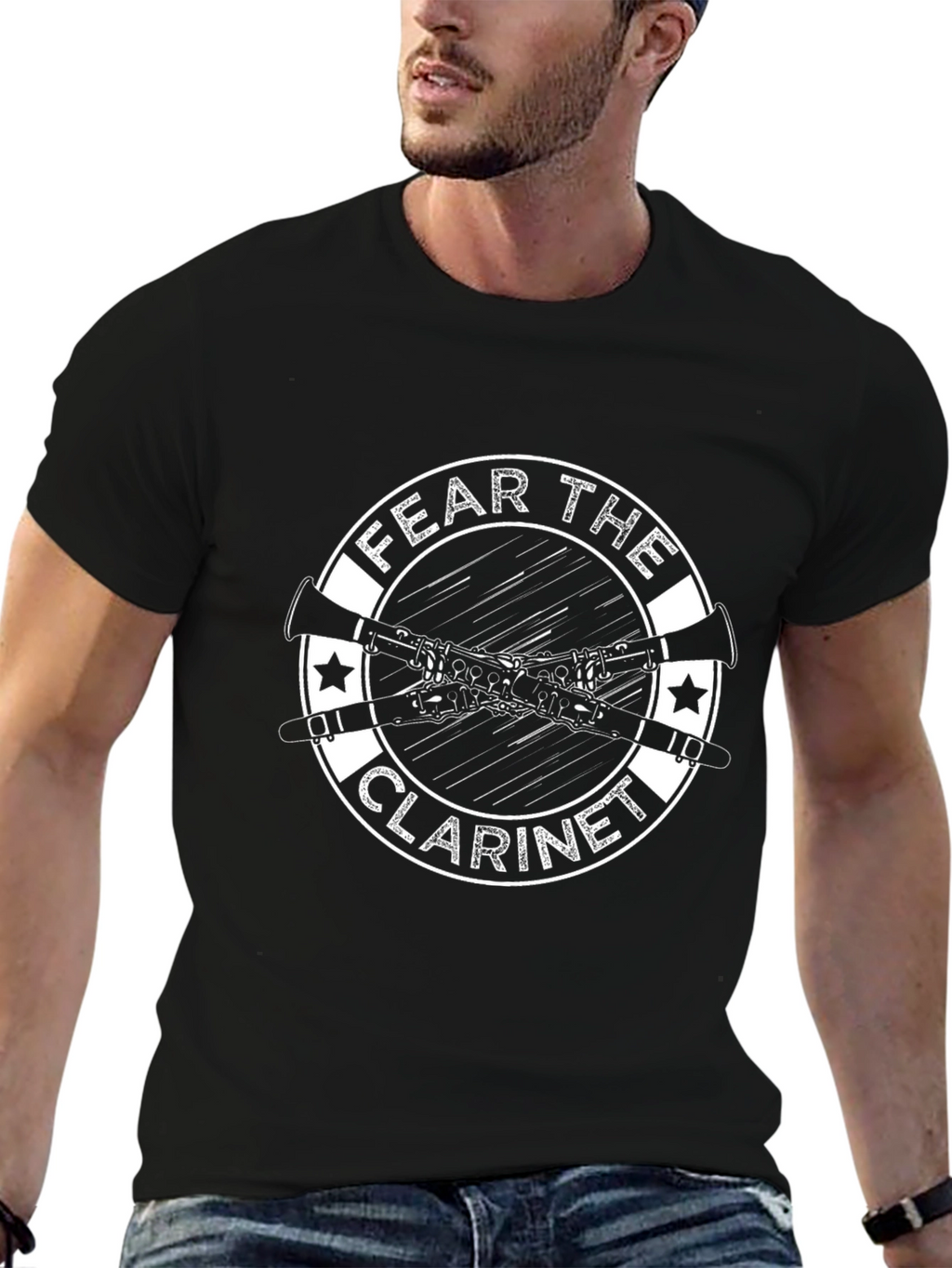 Fear the Clarinet Graphic T-Shirt - Musician Tee