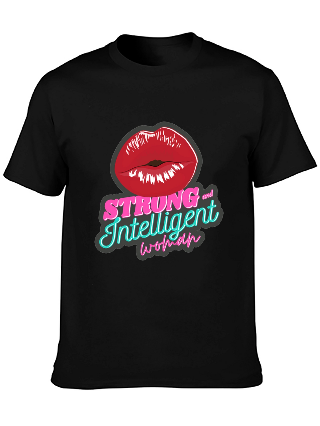 Strong Intelligent Woman Graphic T-Shirt