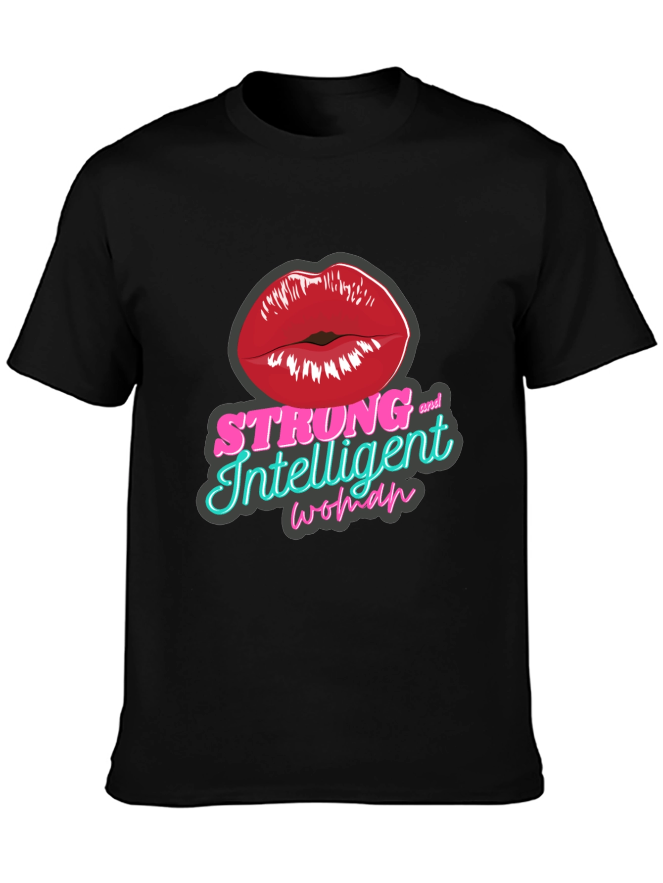 Strong Intelligent Woman Graphic T-Shirt