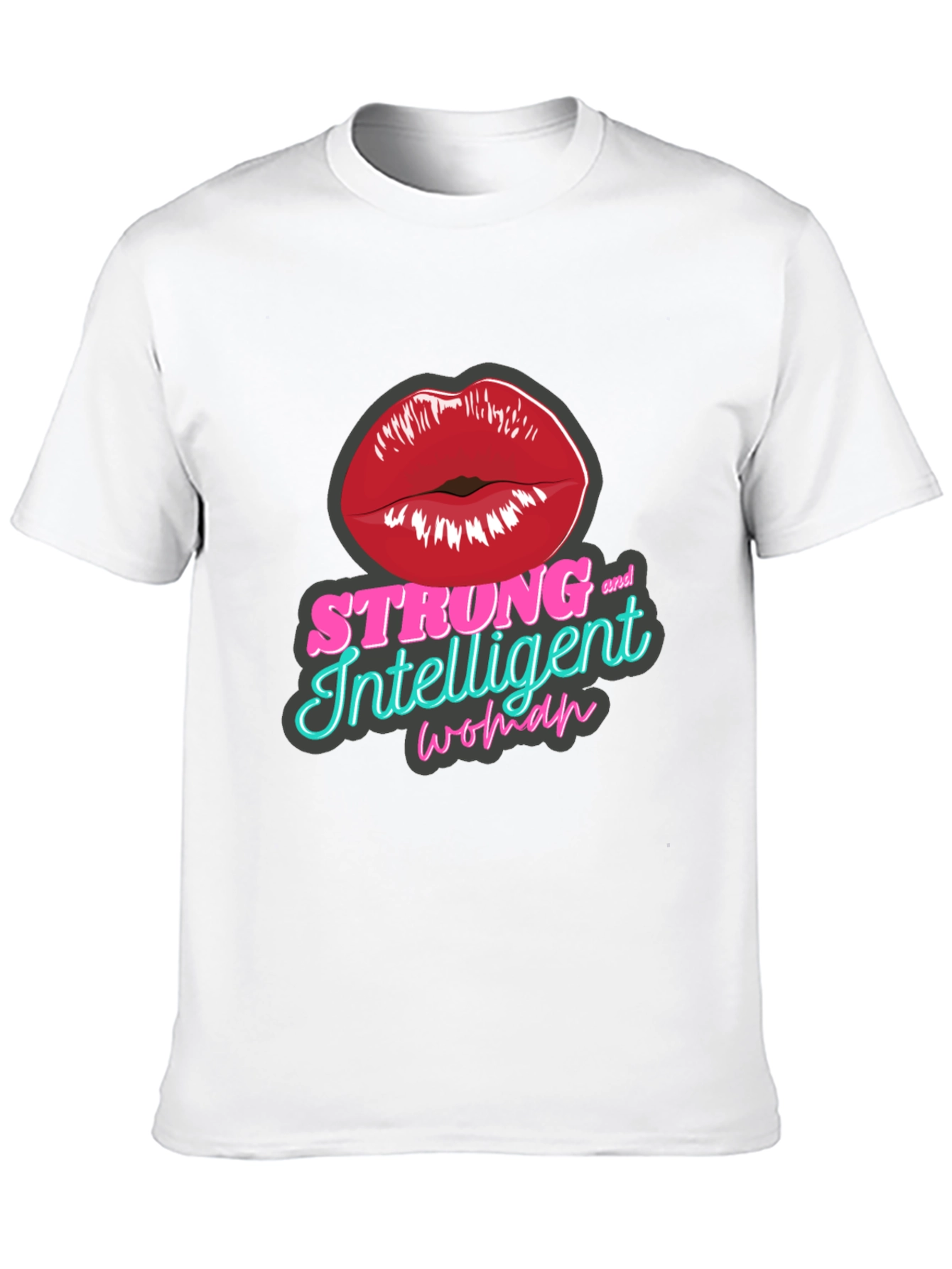 Strong Intelligent Woman Graphic T-Shirt