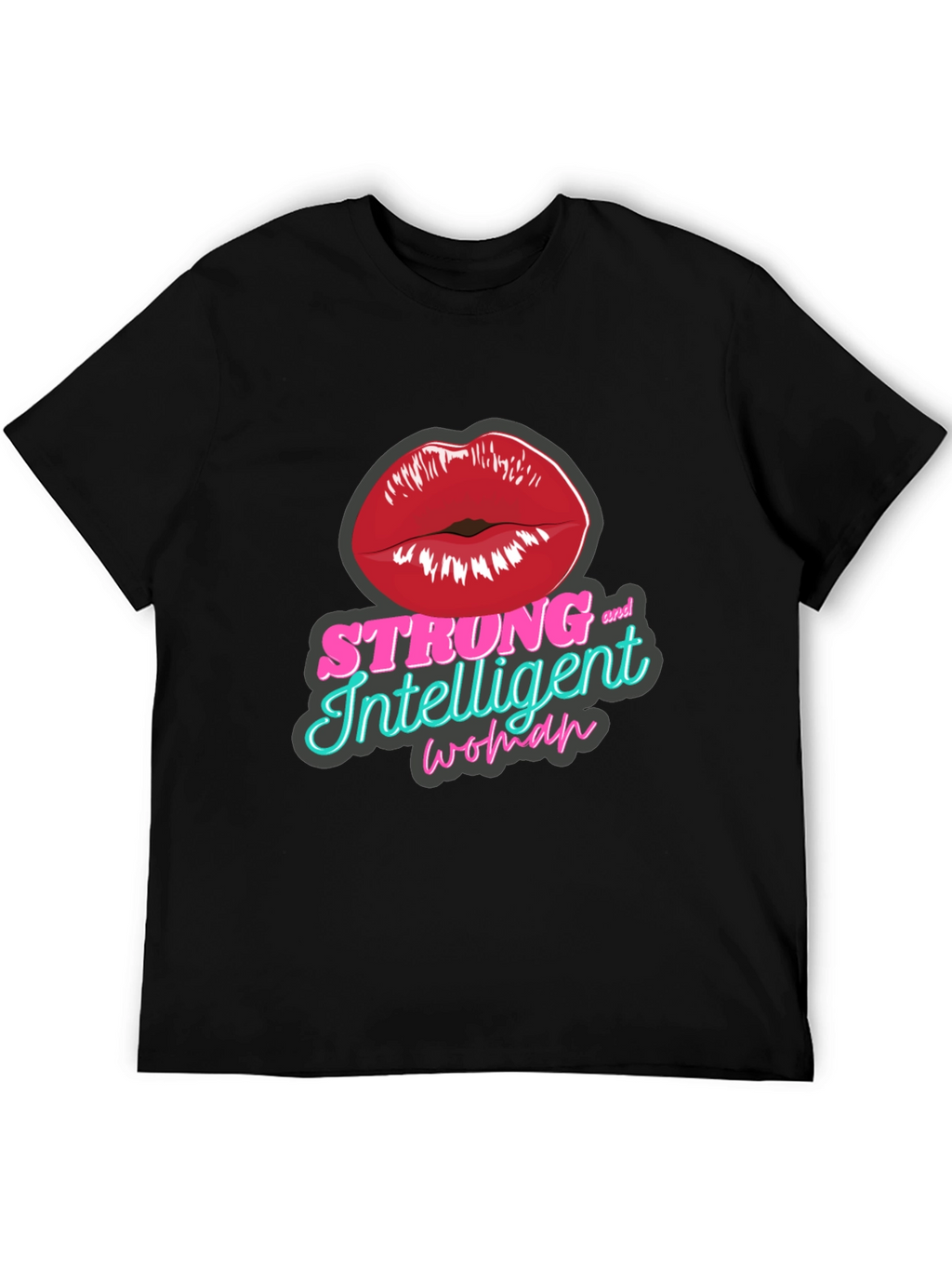 Strong Intelligent Woman Graphic T-Shirt