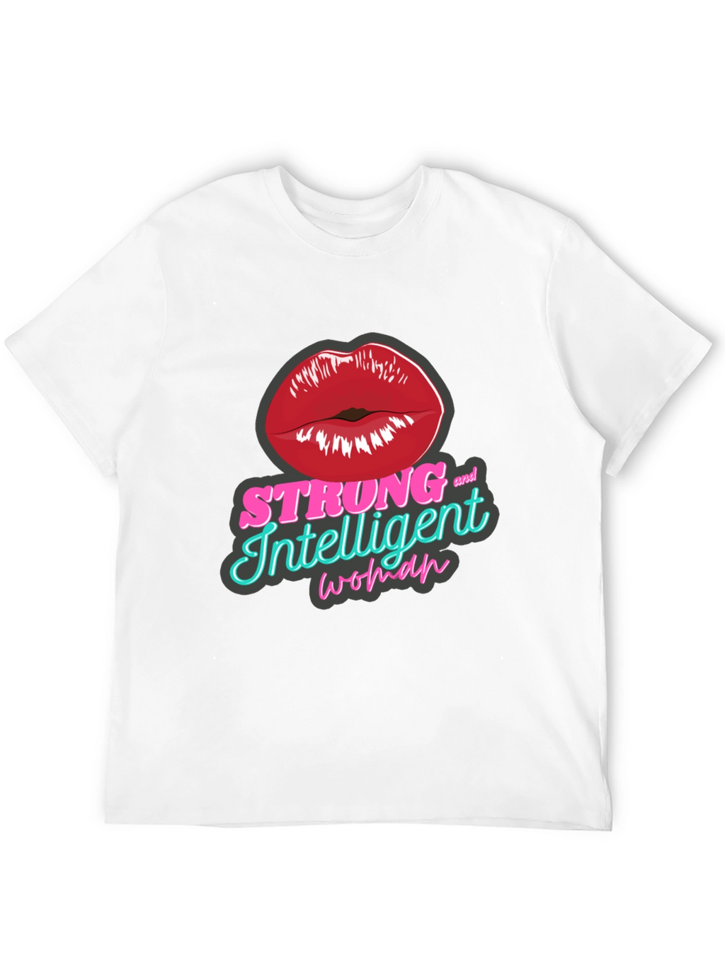 Strong Intelligent Woman Graphic T-Shirt