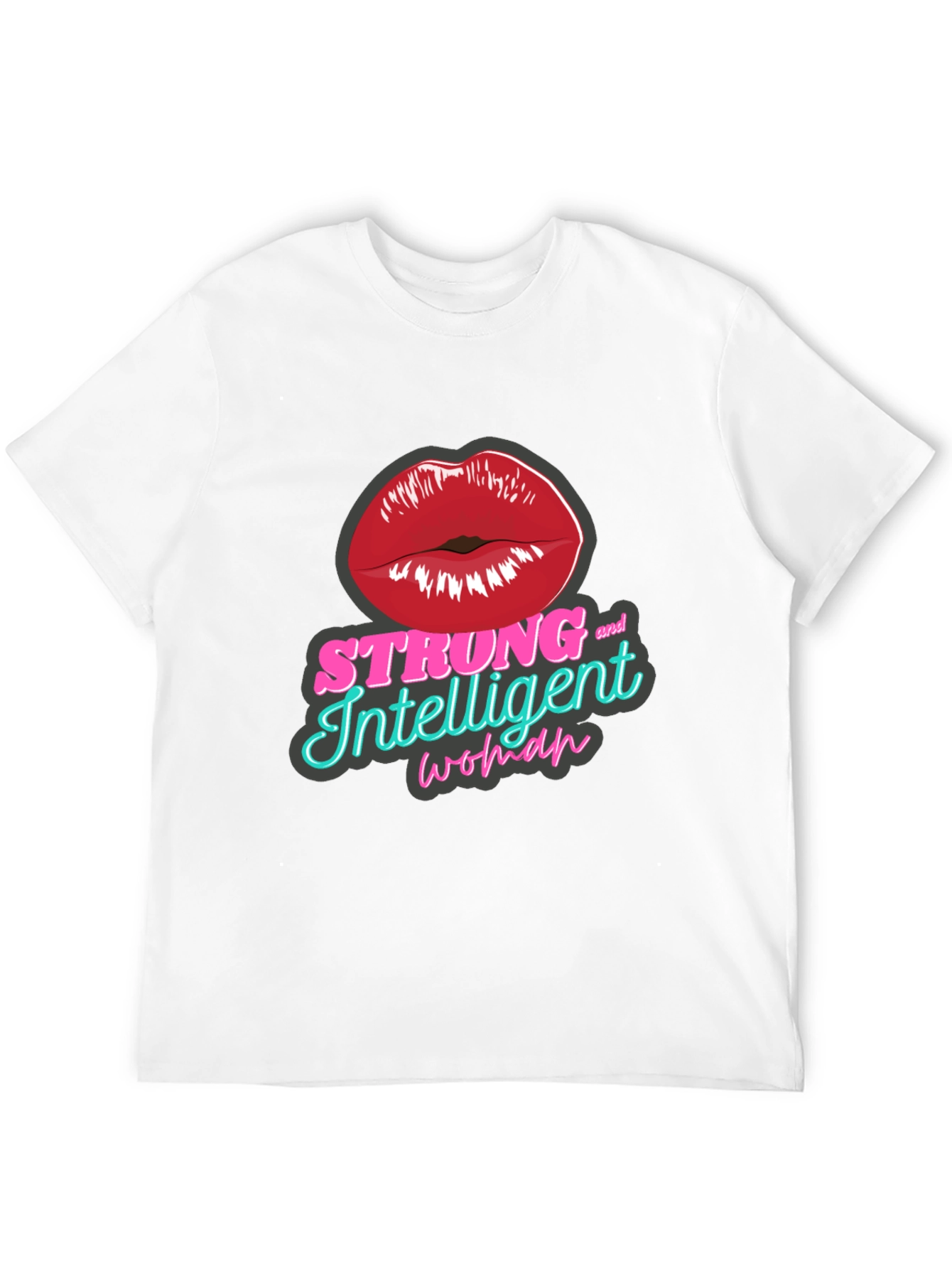 Strong Intelligent Woman Graphic T-Shirt
