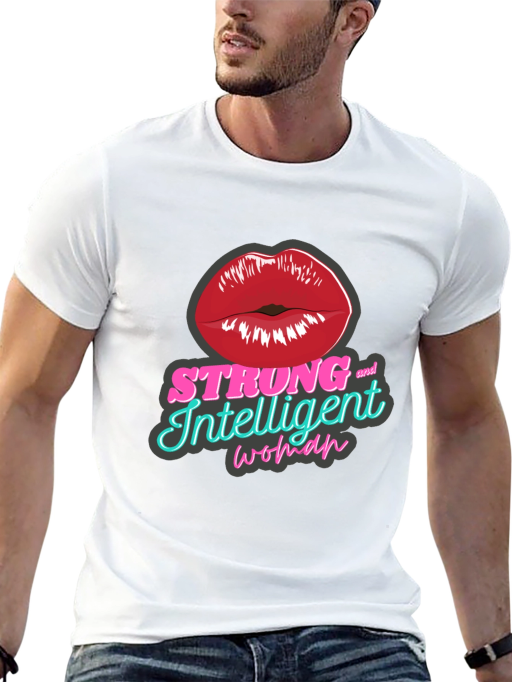 Strong Intelligent Woman Graphic T-Shirt