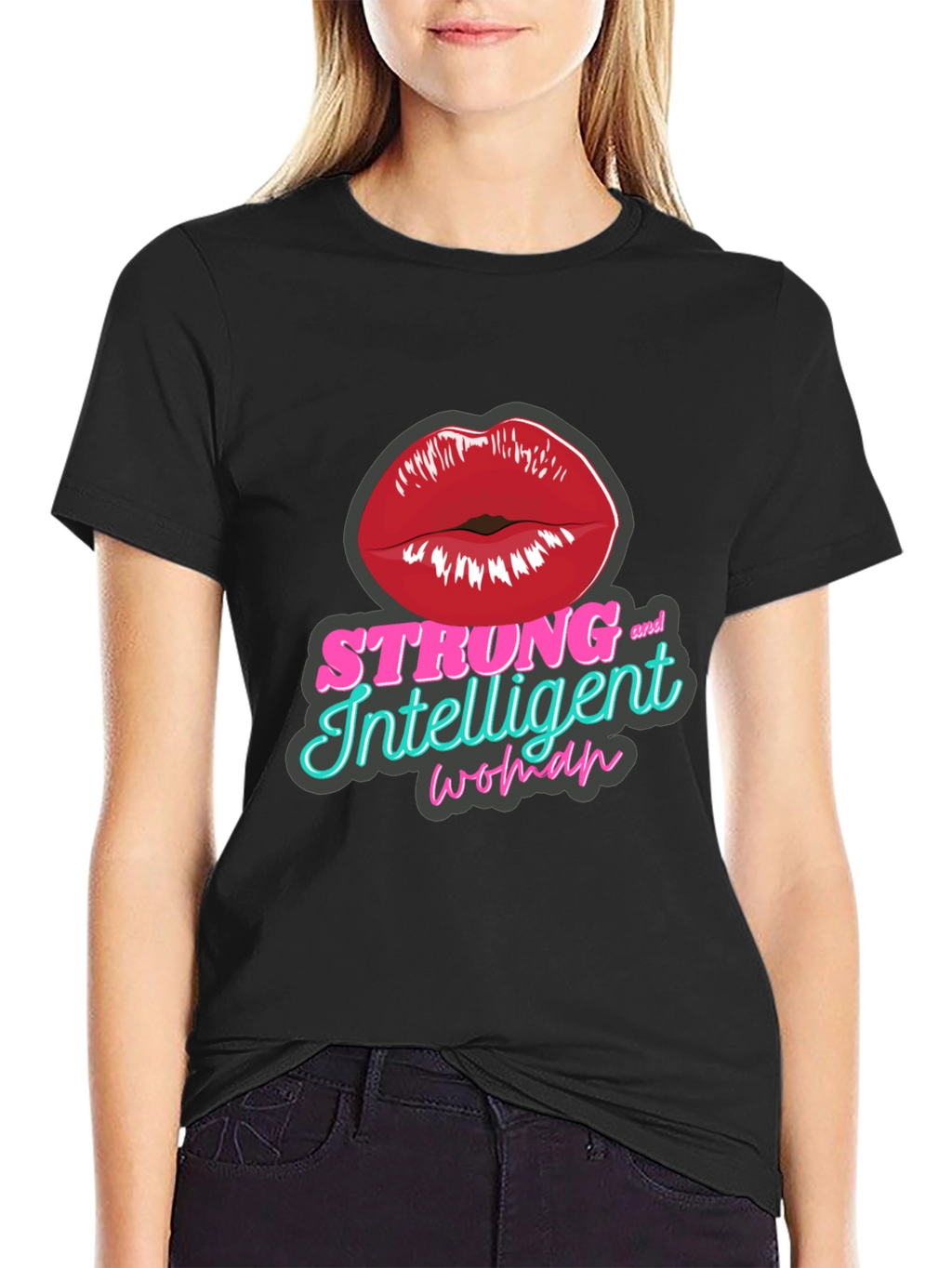 Strong Intelligent Woman Graphic T-Shirt