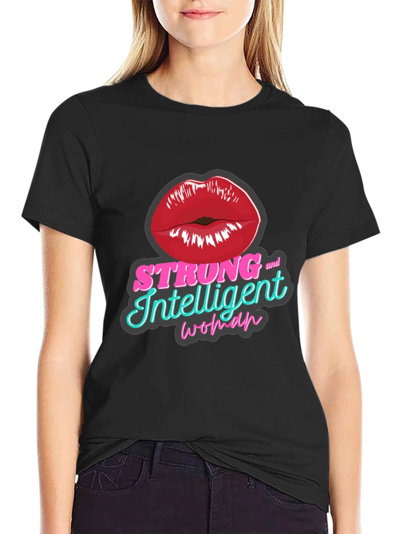 Strong Intelligent Woman Graphic T-Shirt