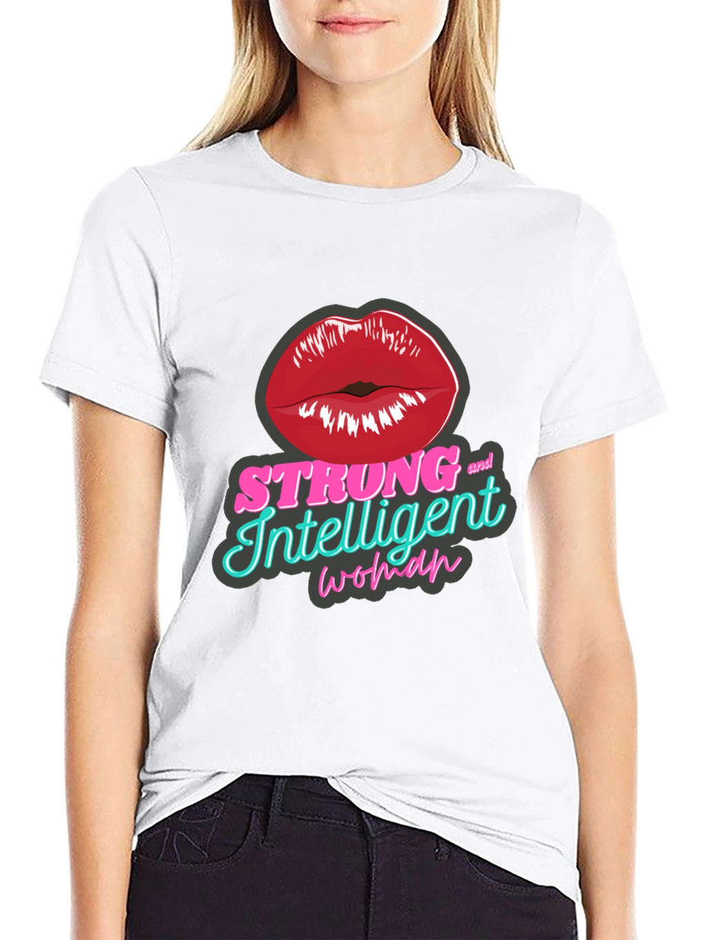 Strong Intelligent Woman Graphic T-Shirt