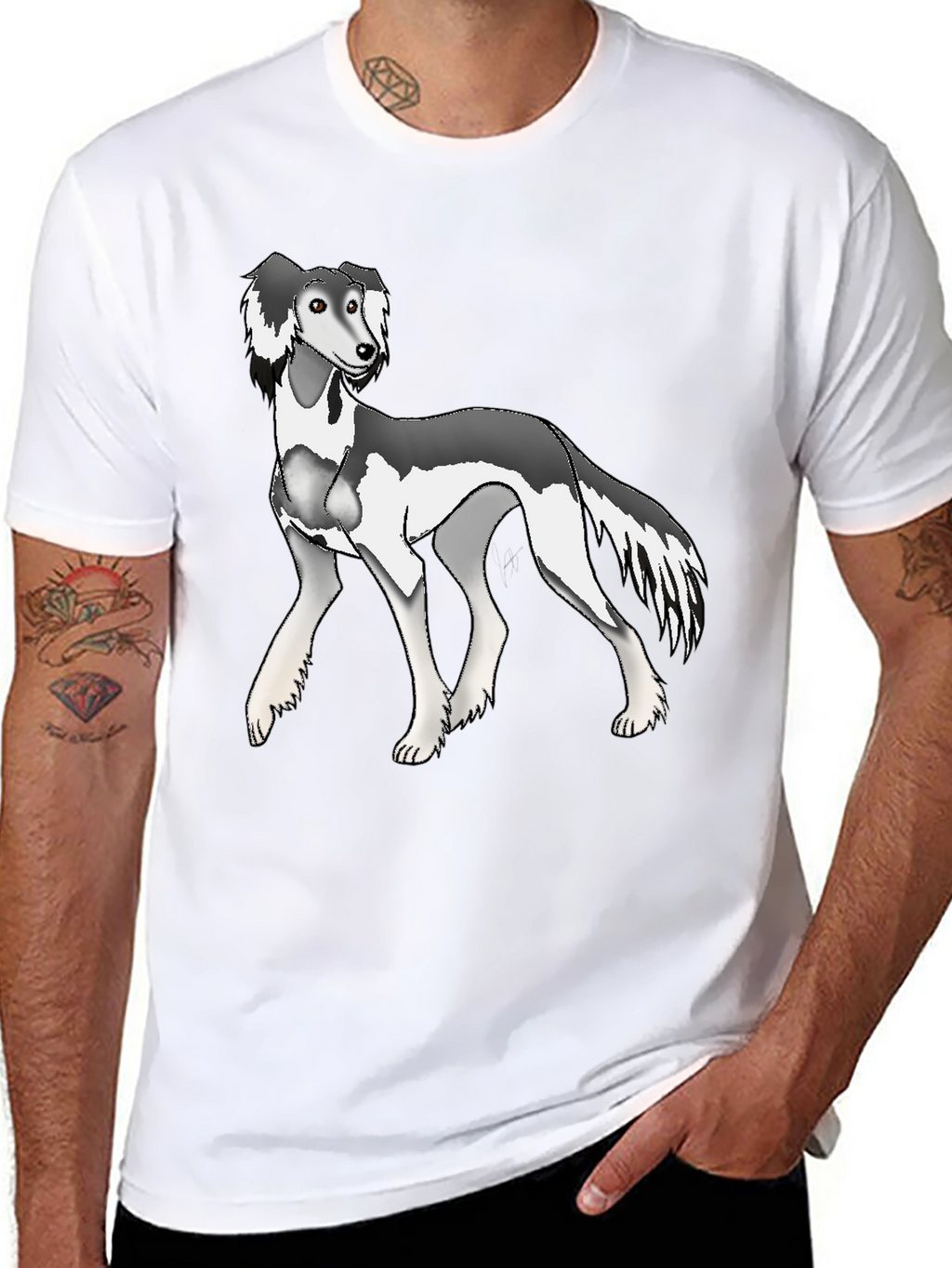 Dog Breed Tee - Unique Artistic Print
