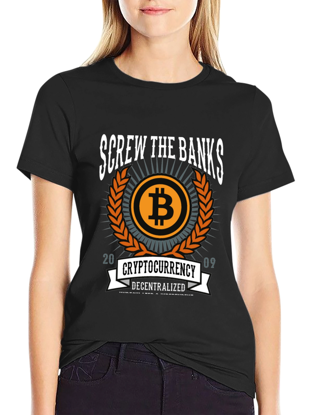 Bitcoin Crypto Decentralized T-Shirt