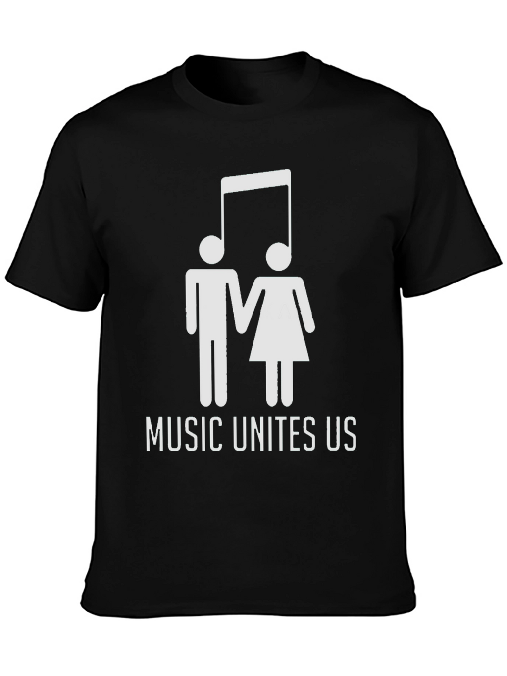 Music Unites Us Graphic Tee - Soft Cotton Blend