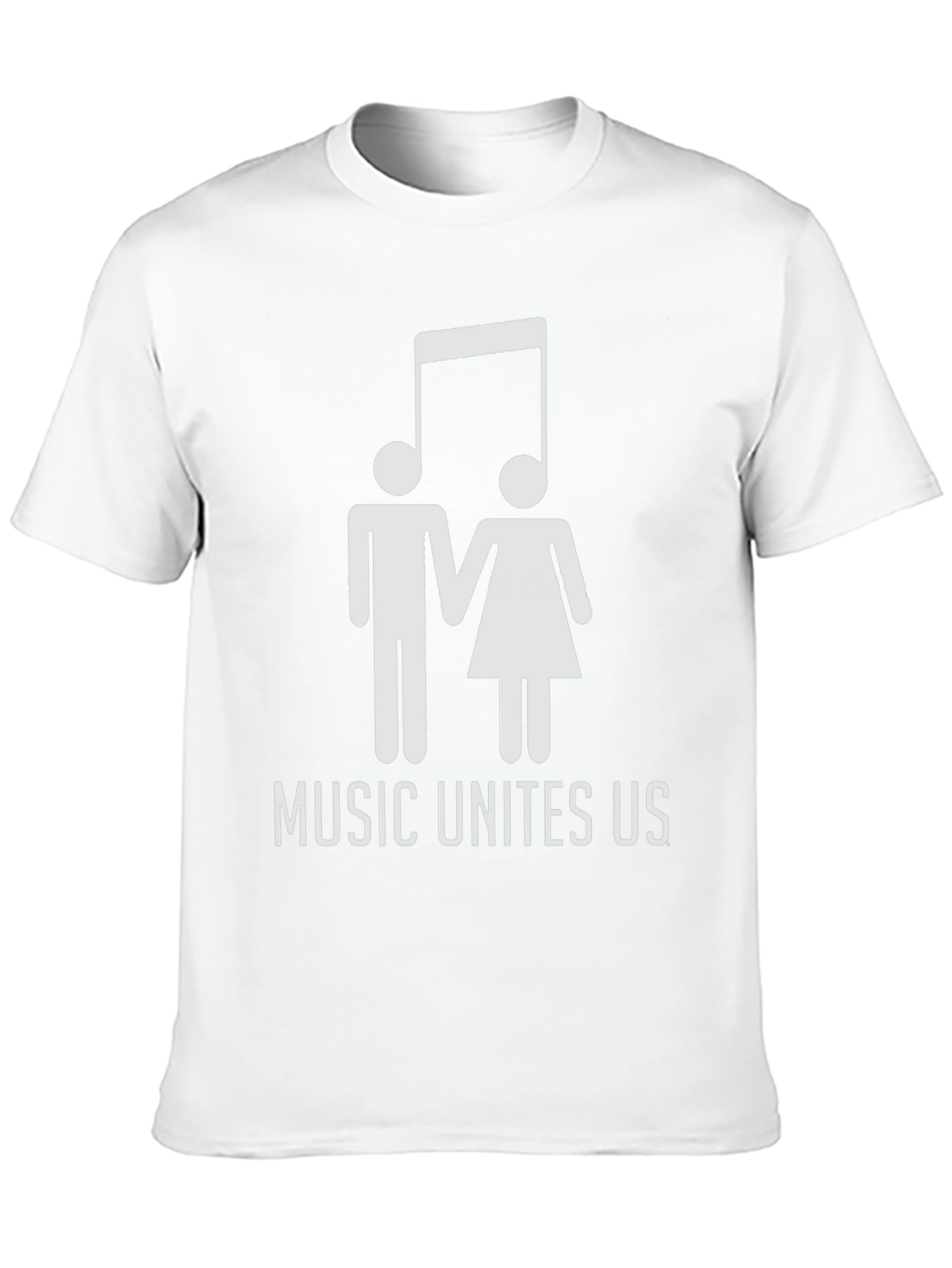 Music Unites Us Graphic Tee - Soft Cotton Blend