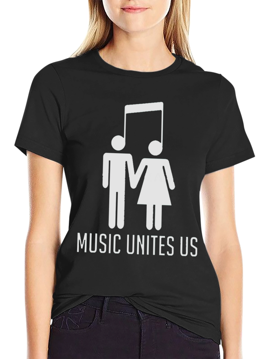 Music Unites Us Graphic Tee - Soft Cotton Blend
