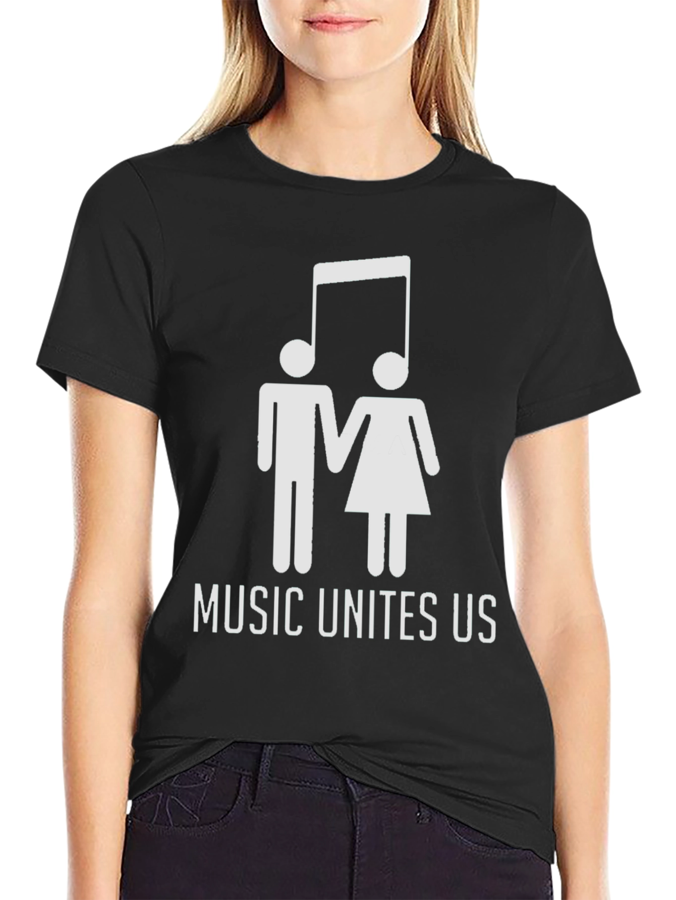 Music Unites Us Graphic Tee - Soft Cotton Blend