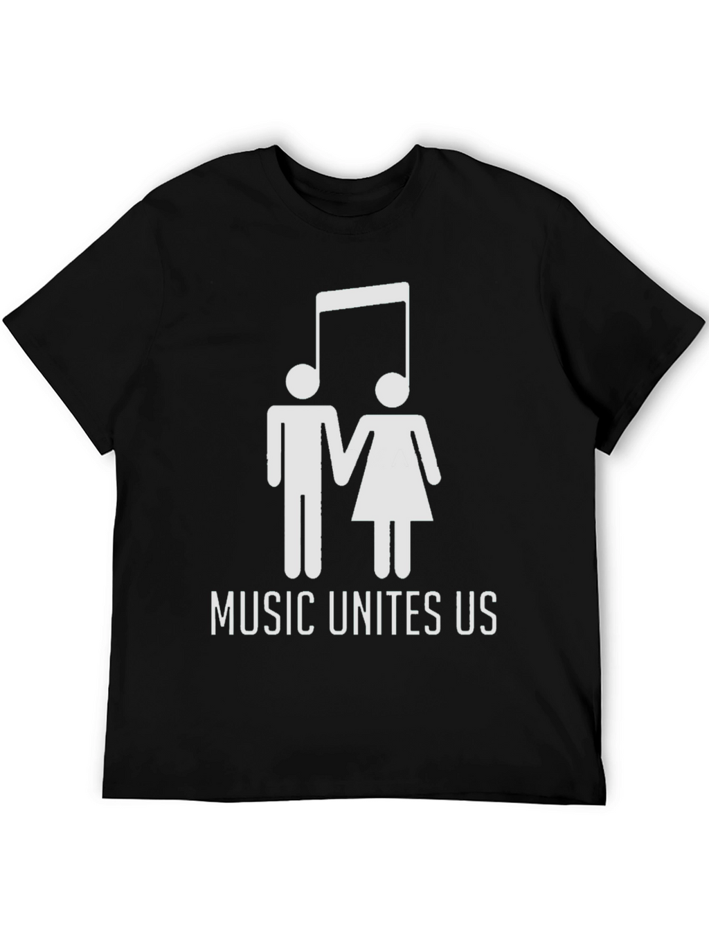 Music Unites Us Graphic Tee - Soft Cotton Blend