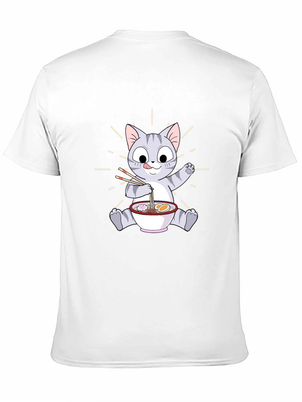 Cute Cat Ramen T-Shirt - Unisex Graphic Tee