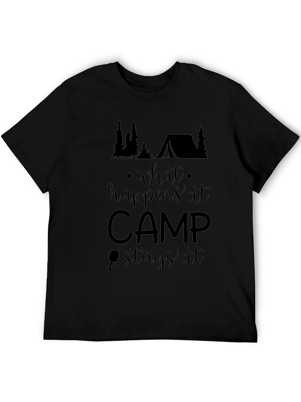 What Happens at Camp Stays at Camp Graphic Tee