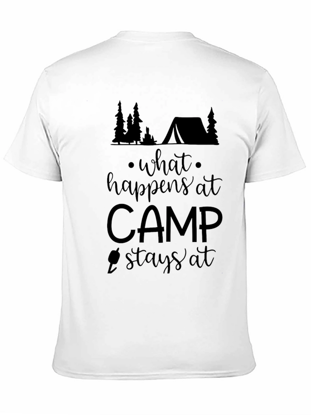 What Happens at Camp Stays at Camp Graphic Tee