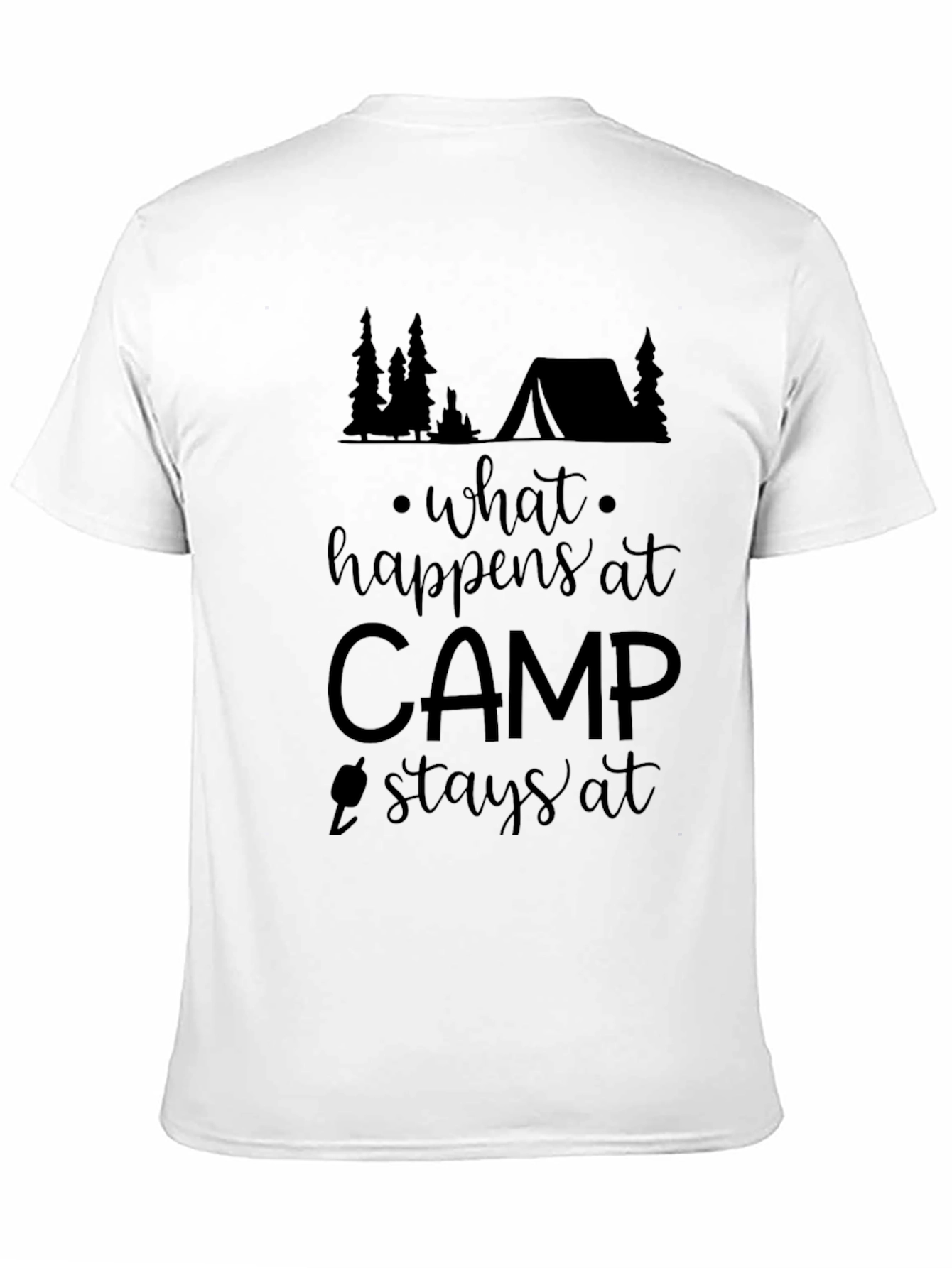 What Happens at Camp Stays at Camp Graphic Tee