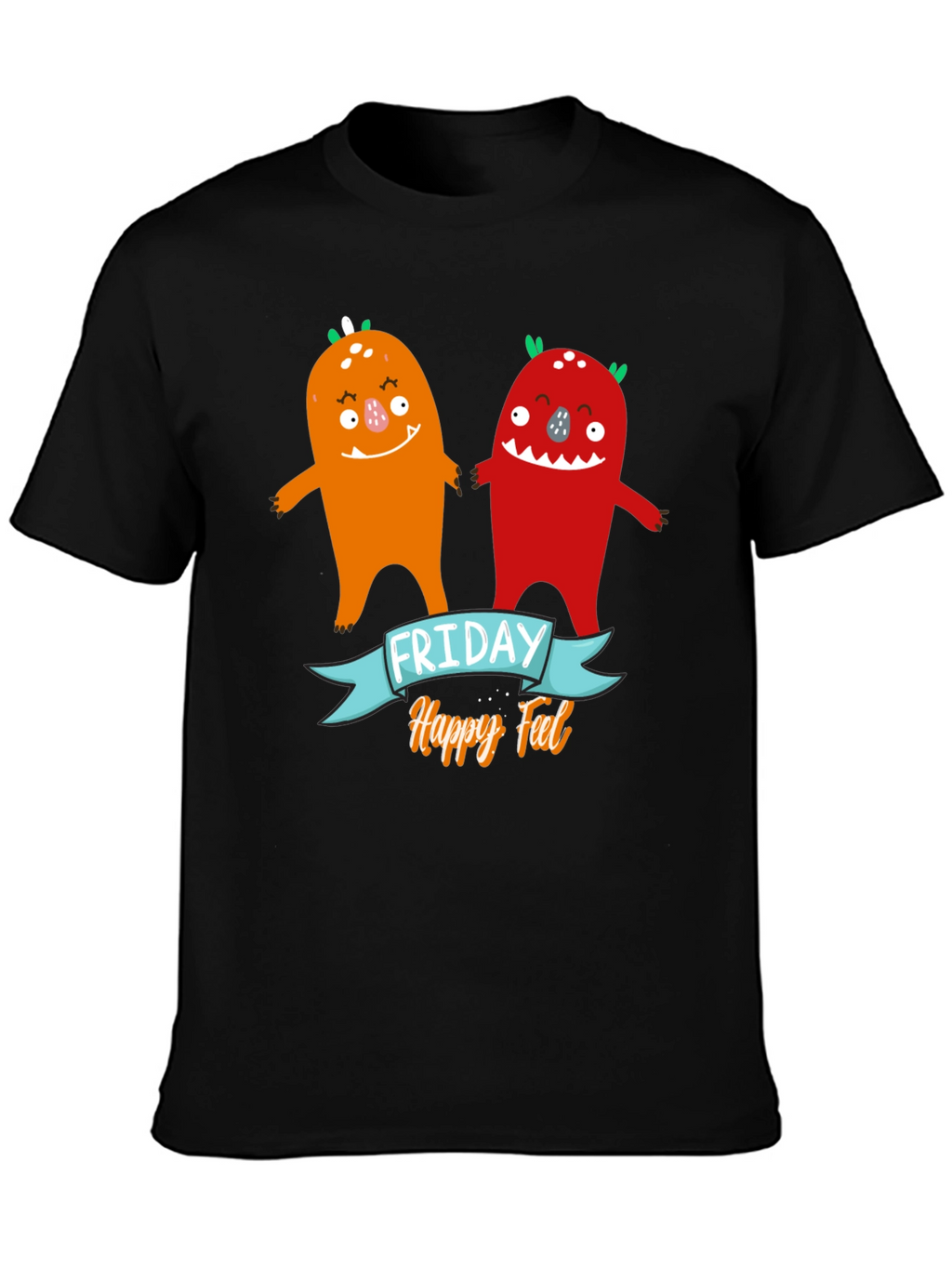 Friday Happy Feel Monster Graphic Tee
