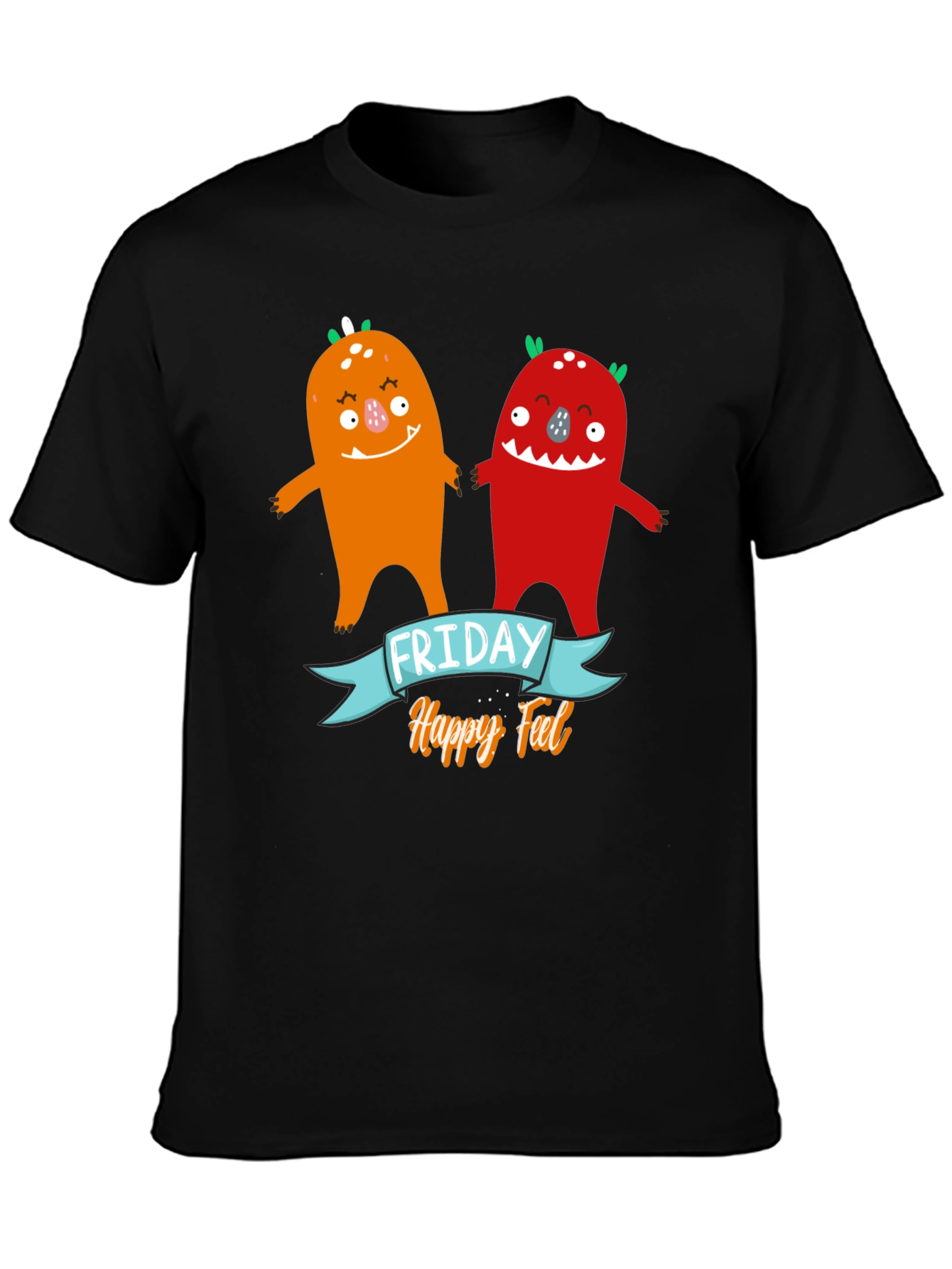 Friday Happy Feel Monster Graphic Tee
