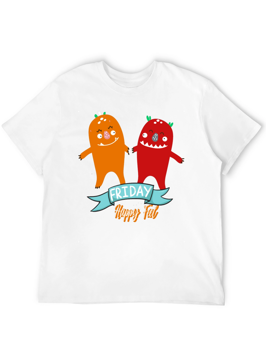 Friday Happy Feel Monster Graphic Tee