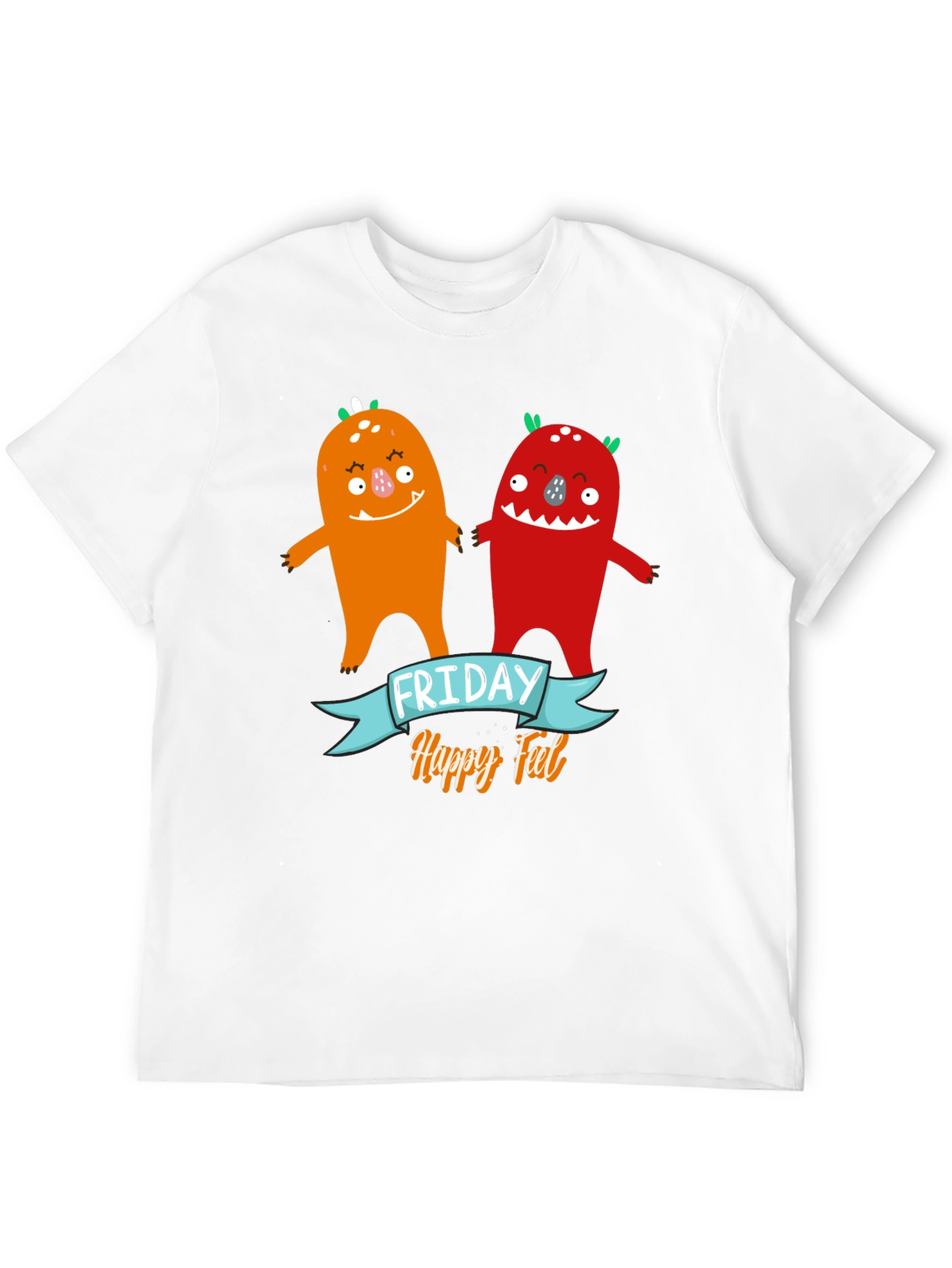 Friday Happy Feel Monster Graphic Tee
