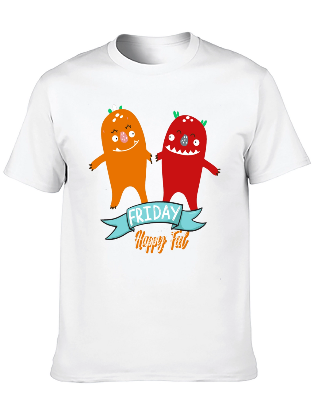 Friday Happy Feel Monster Graphic Tee