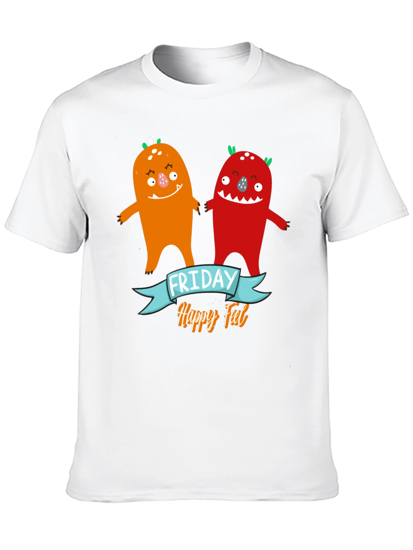 Friday Happy Feel Monster Graphic Tee