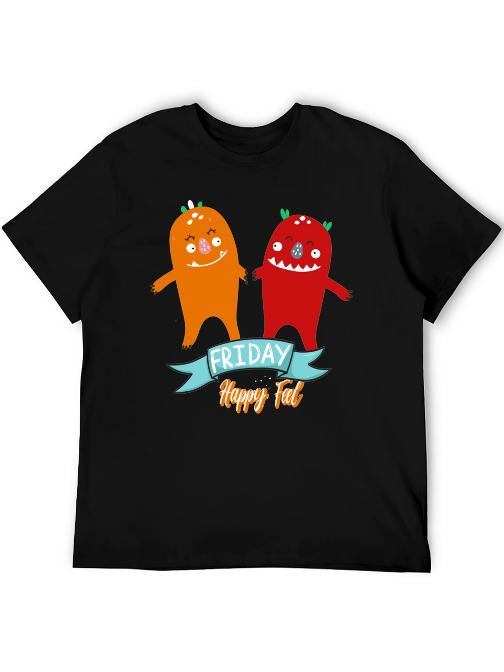 Friday Happy Feel Monster Graphic Tee