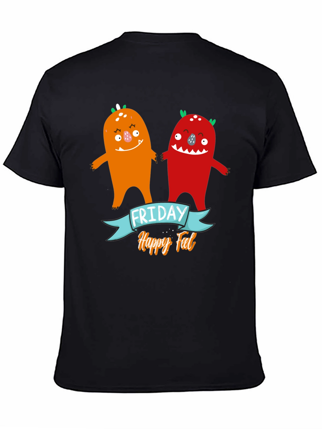 Friday Happy Feel Monster Graphic Tee