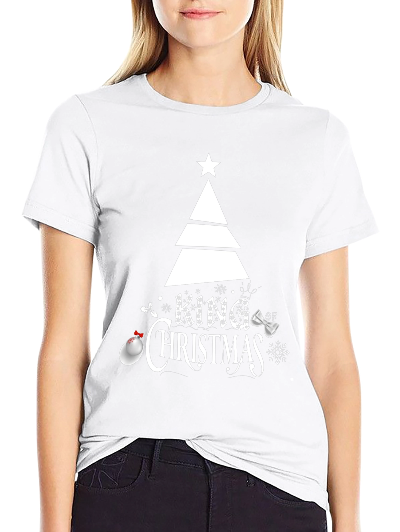 King of Christmas Graphic Tee - Holiday Season Apparel