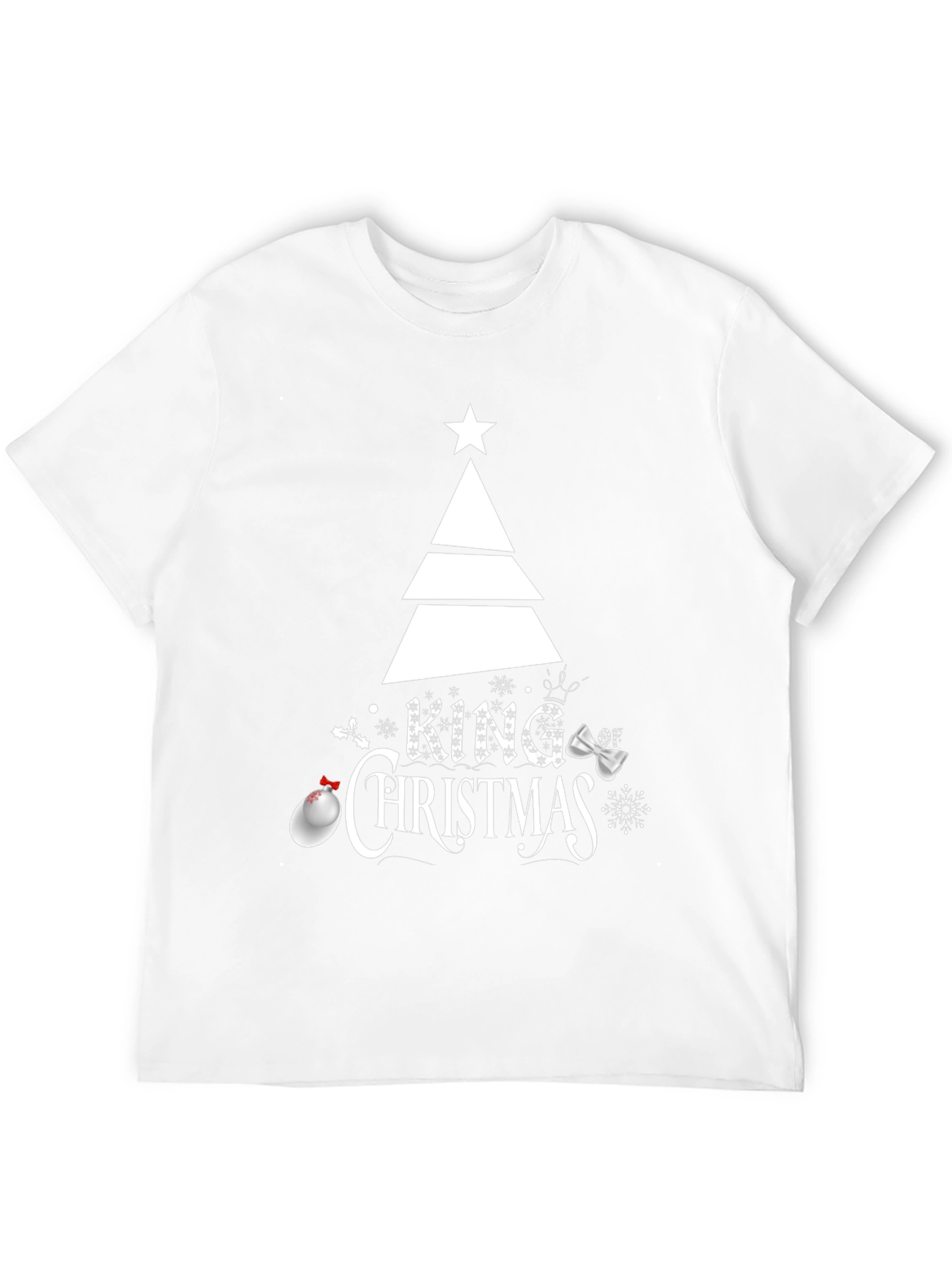 King of Christmas Graphic Tee - Holiday Season Apparel