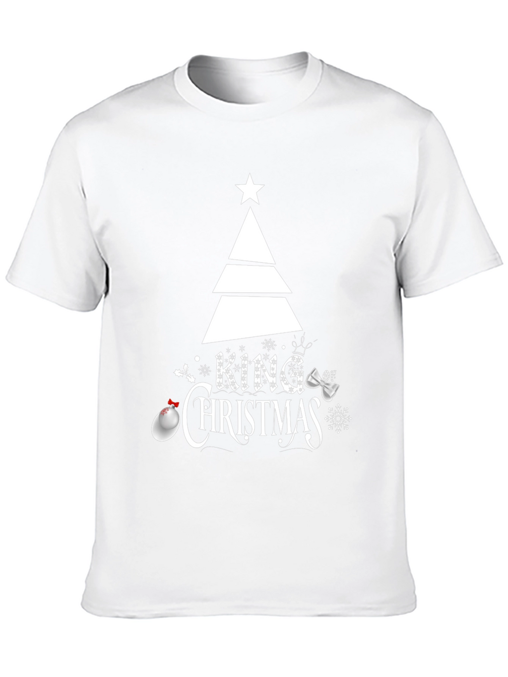 King of Christmas Graphic Tee - Holiday Season Apparel