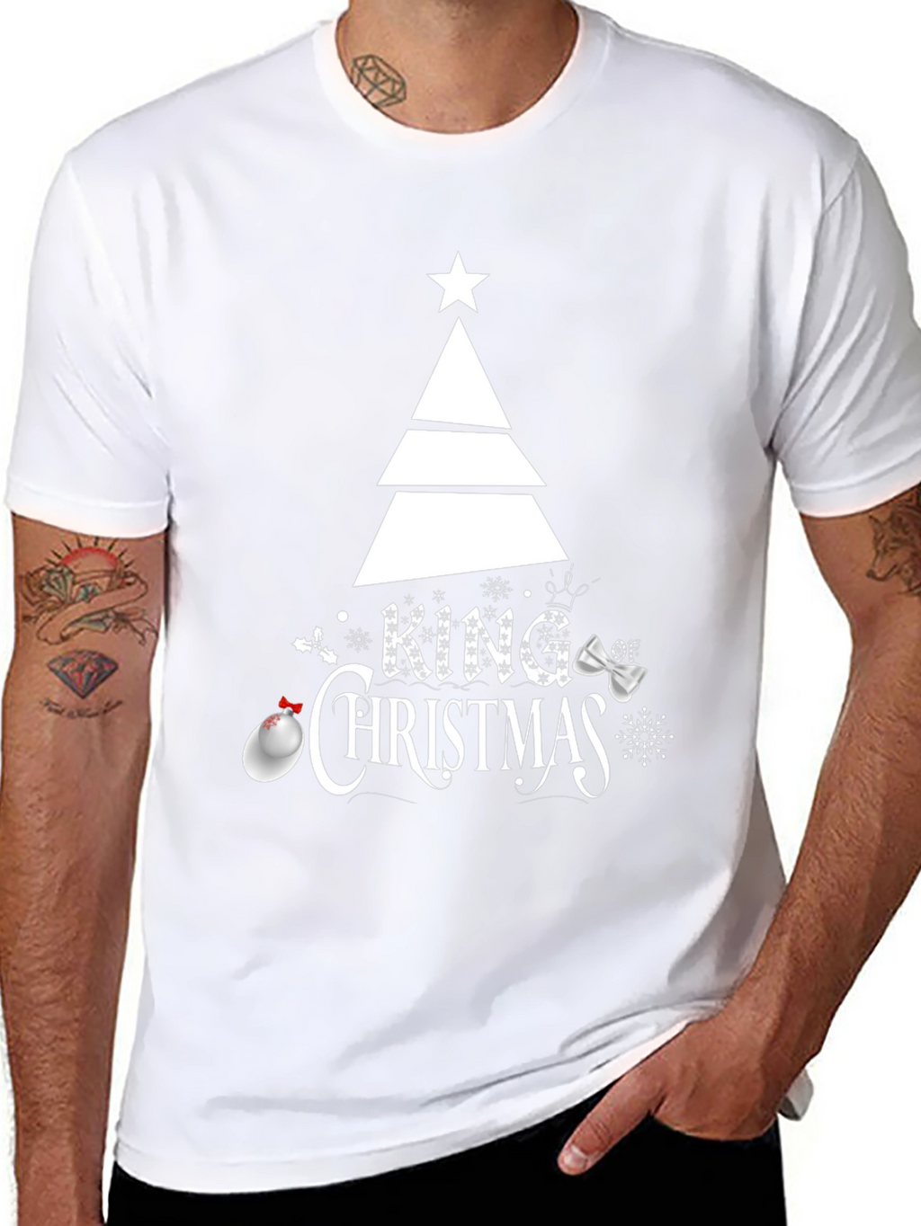 King of Christmas Graphic Tee - Holiday Season Apparel
