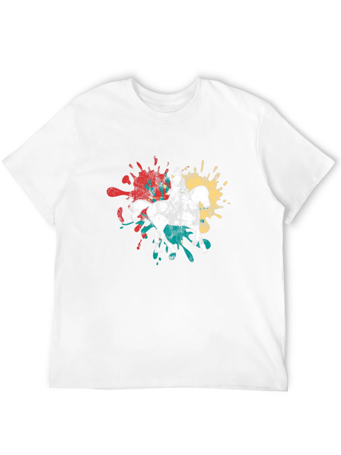 Equestrian Paint Splatter T-Shirt