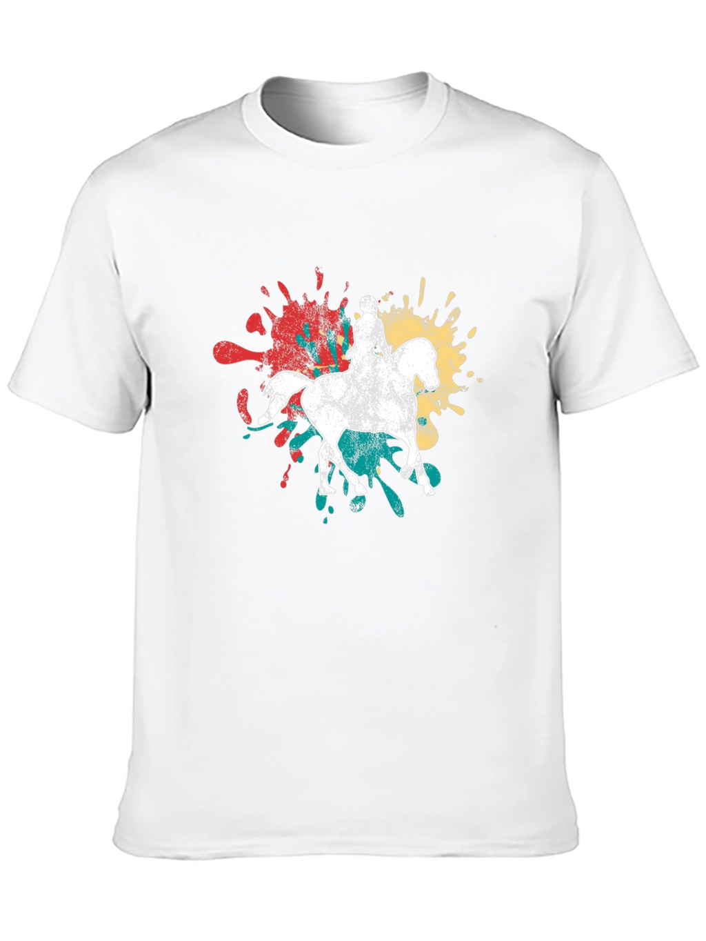 Equestrian Paint Splatter T-Shirt