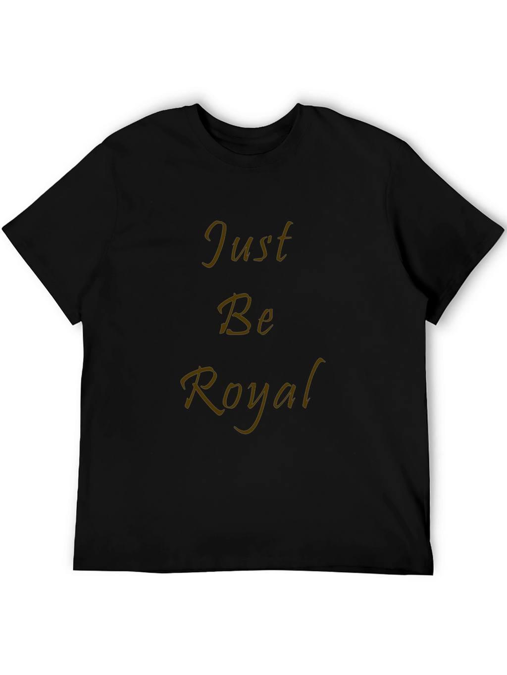 Just Be Royal Black T-Shirt