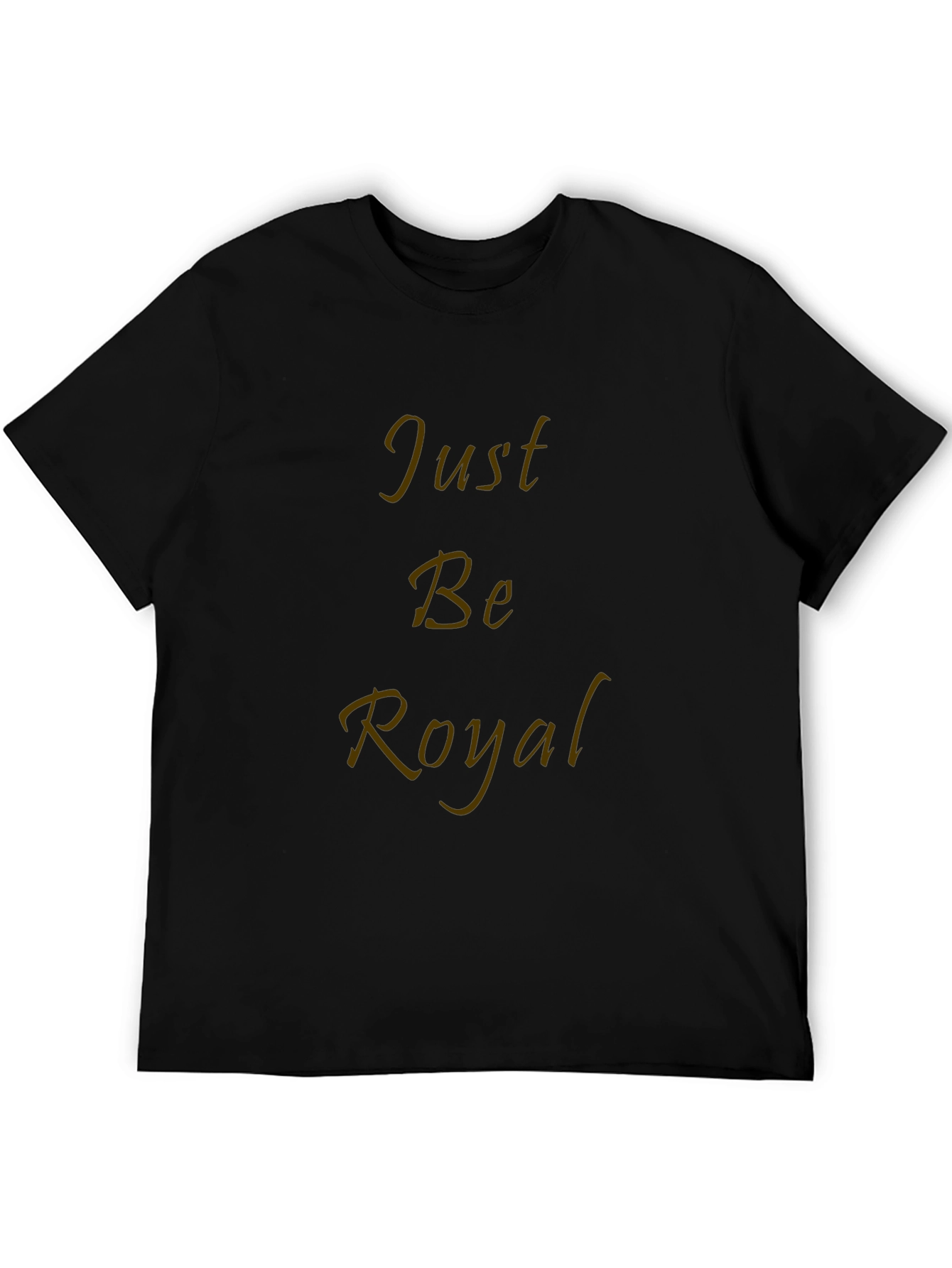 Just Be Royal Black T-Shirt