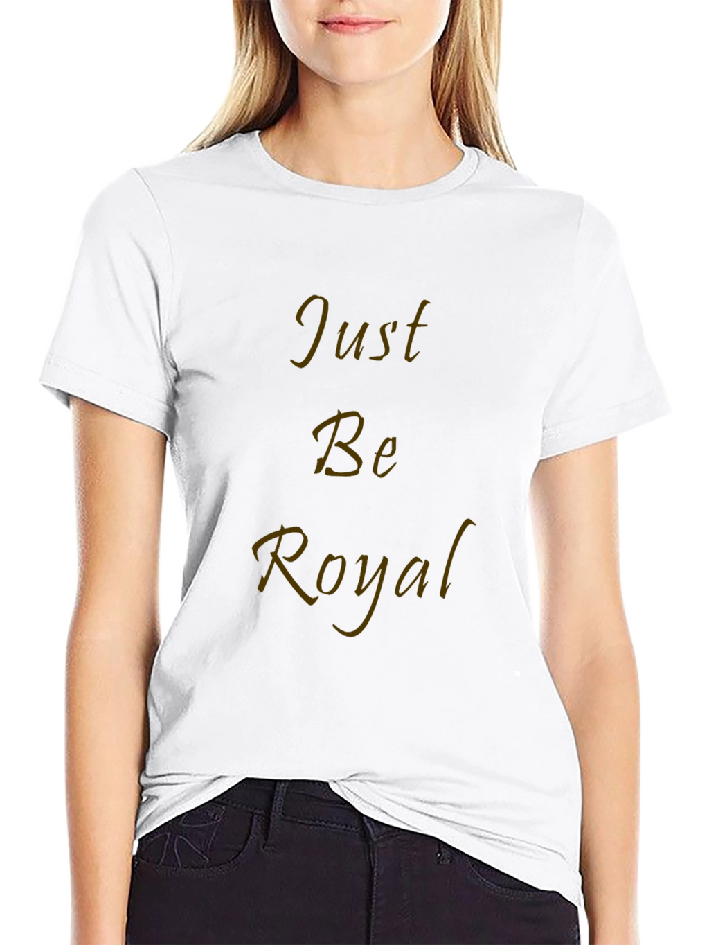 Just Be Royal Black T-Shirt