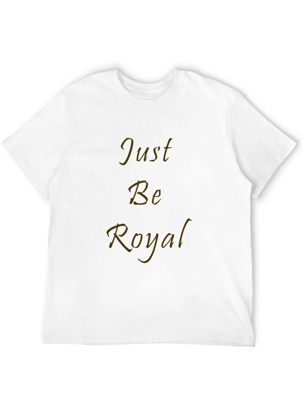 Just Be Royal Black T-Shirt