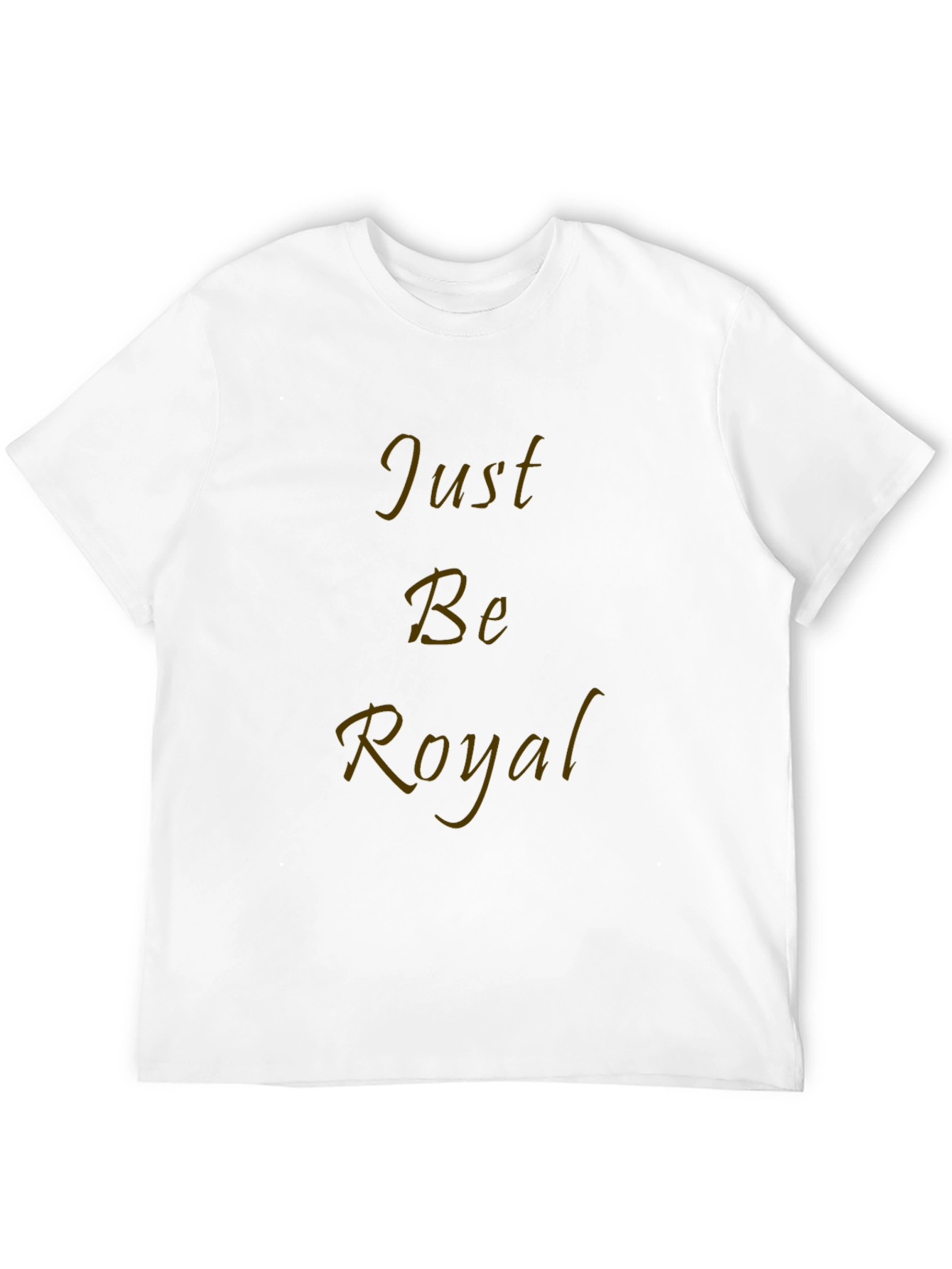 Just Be Royal Black T-Shirt