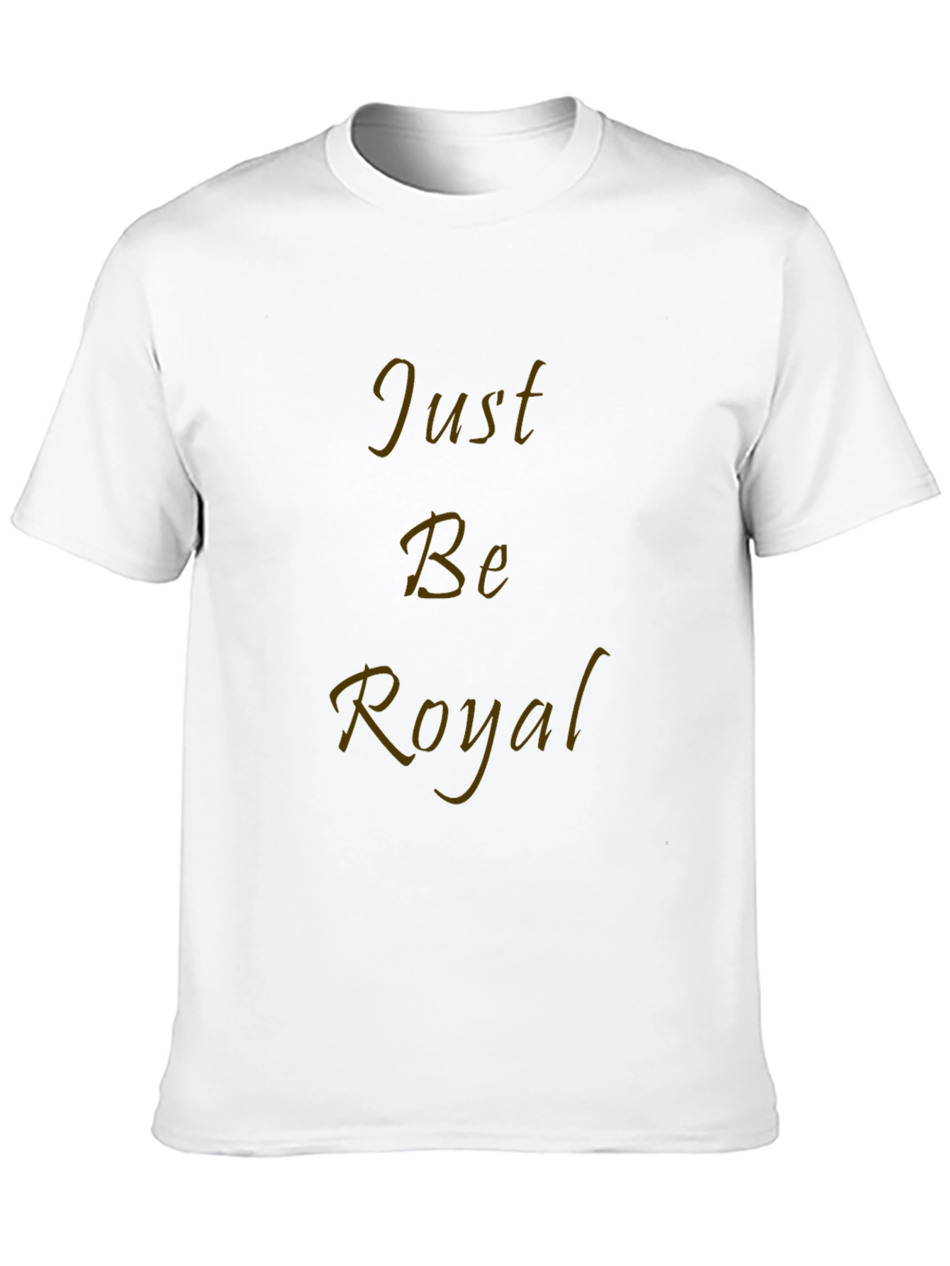 Just Be Royal Black T-Shirt