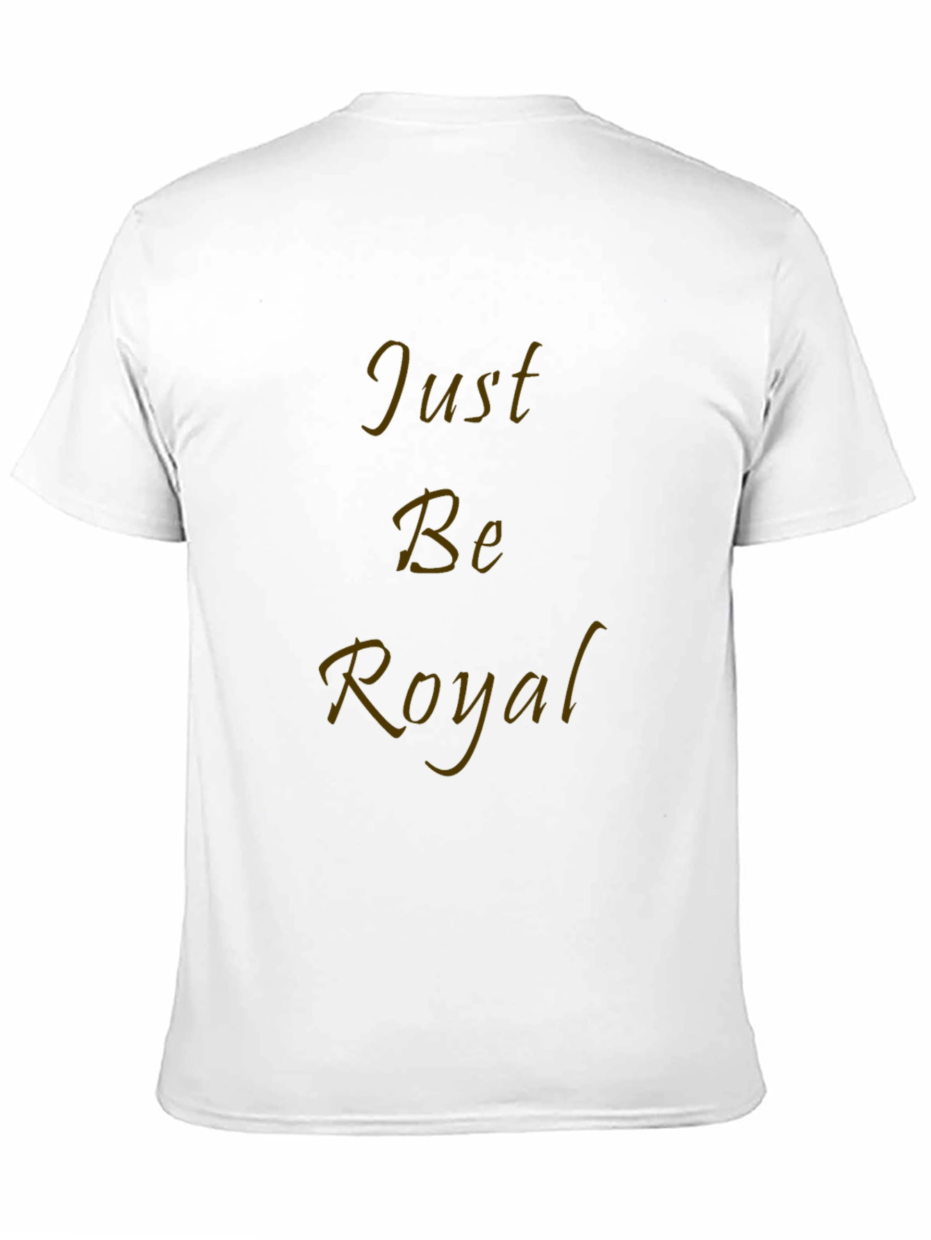 Just Be Royal Black T-Shirt