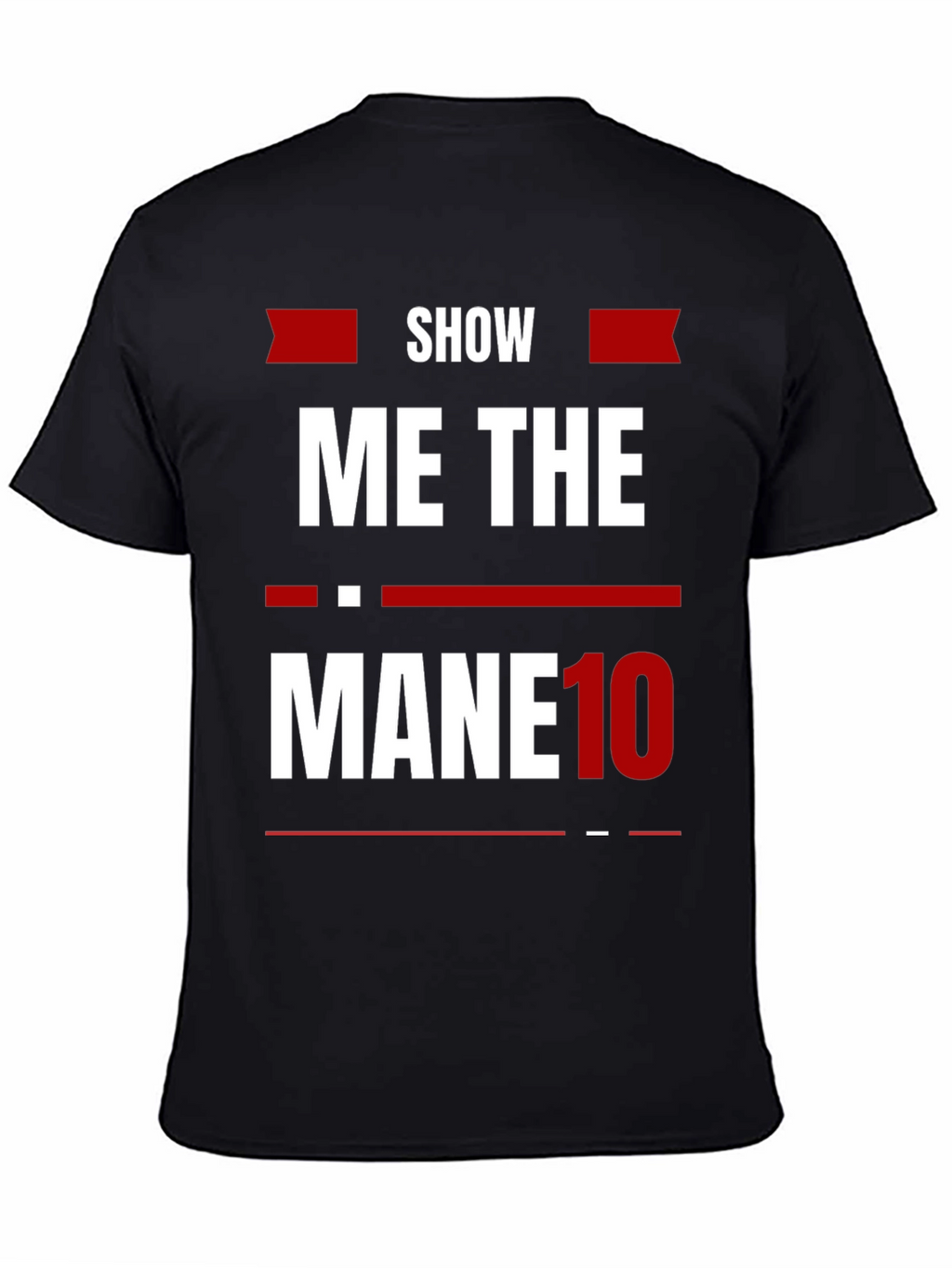 Show Me The Mane 10 Black Graphic Tee