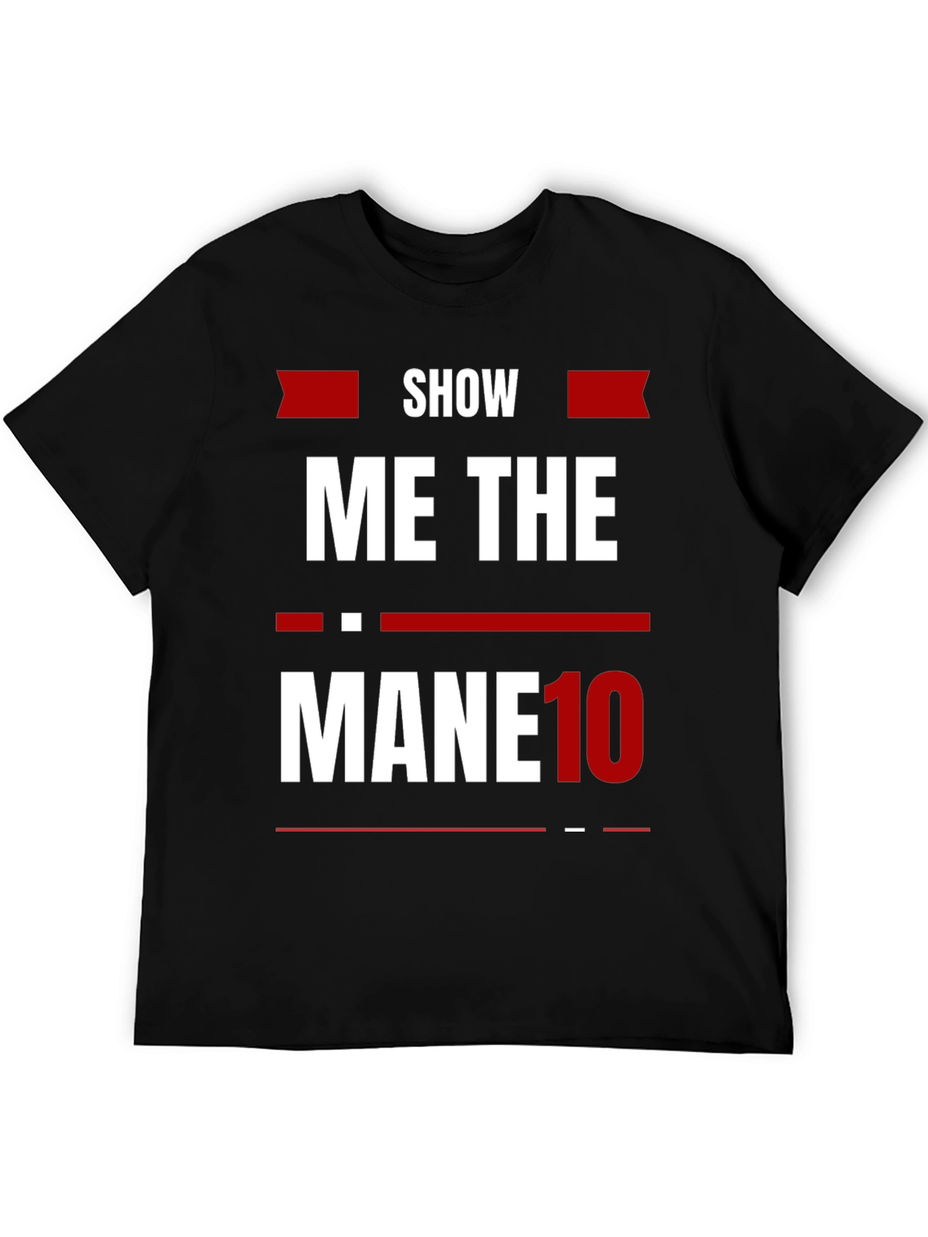 Show Me The Mane 10 Black Graphic Tee
