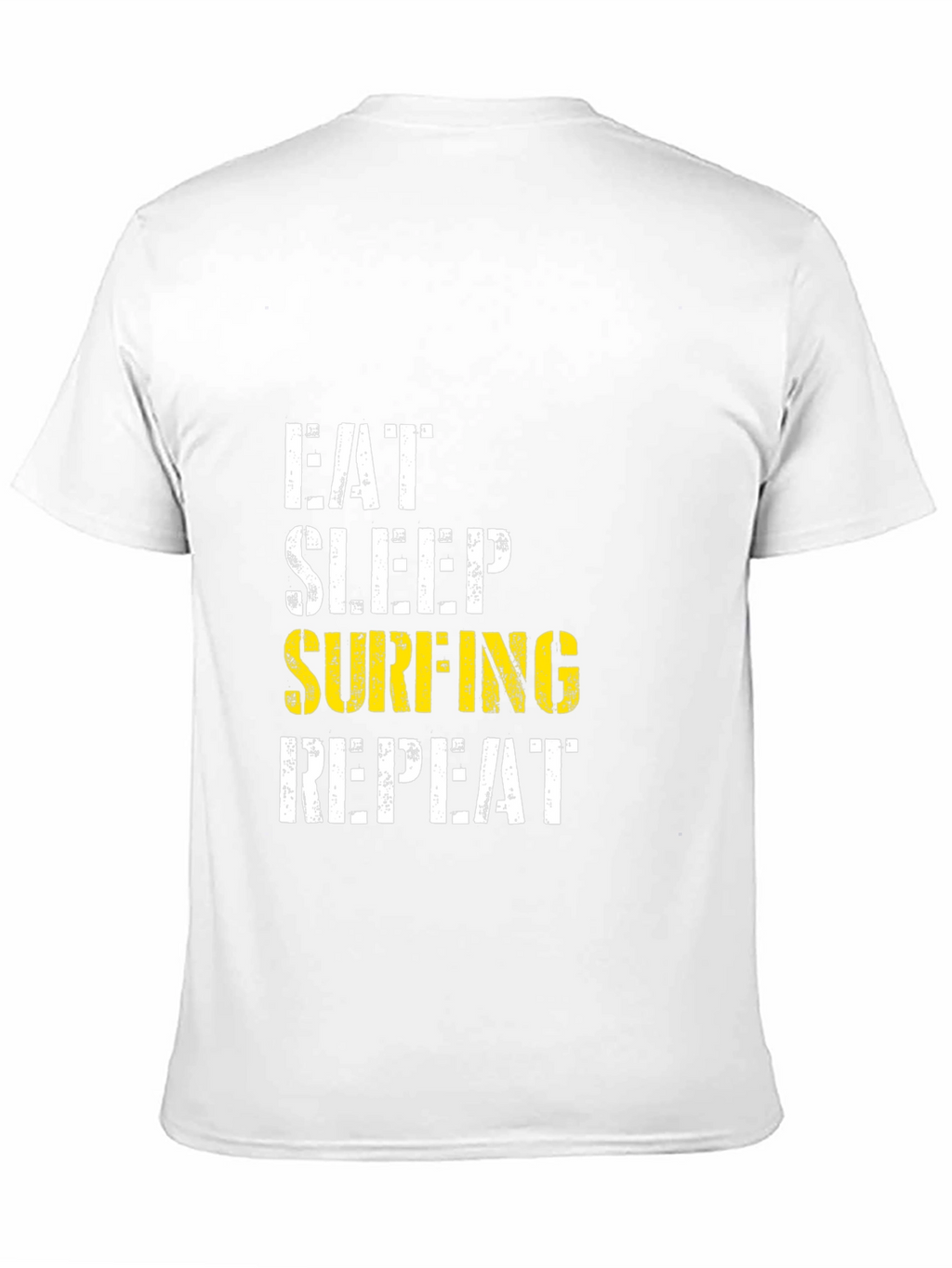 Eat Sleep Surfing Repeat Black T-Shirt